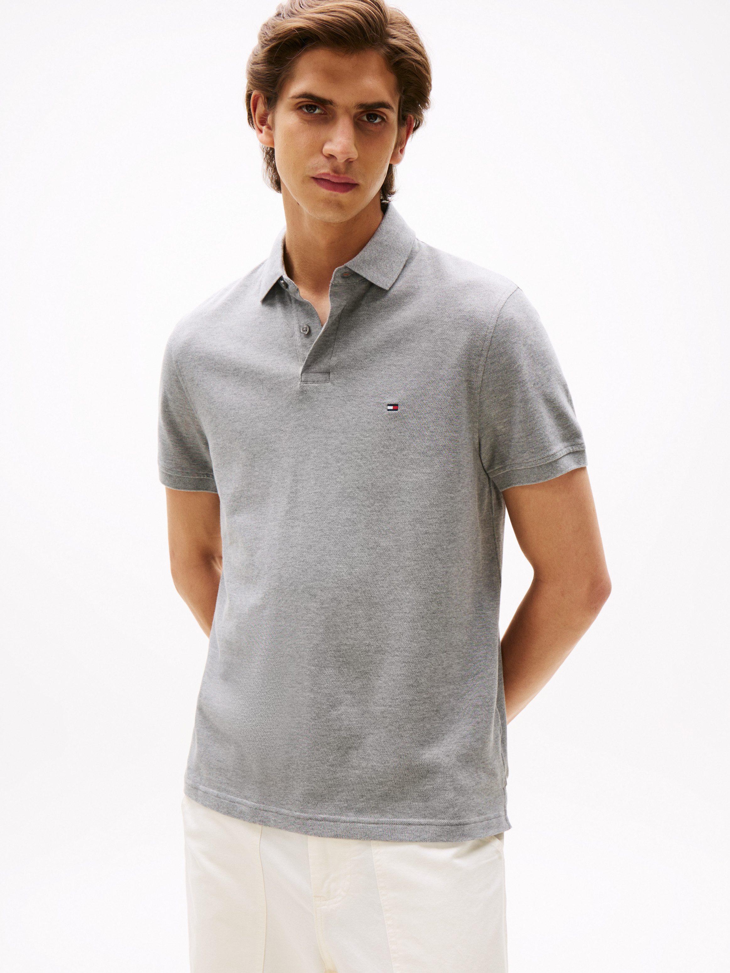 Tommy Hilfiger Poloshirt 1985 REGULAR POLO met tommy hilfiger contraststrepen in de kraag