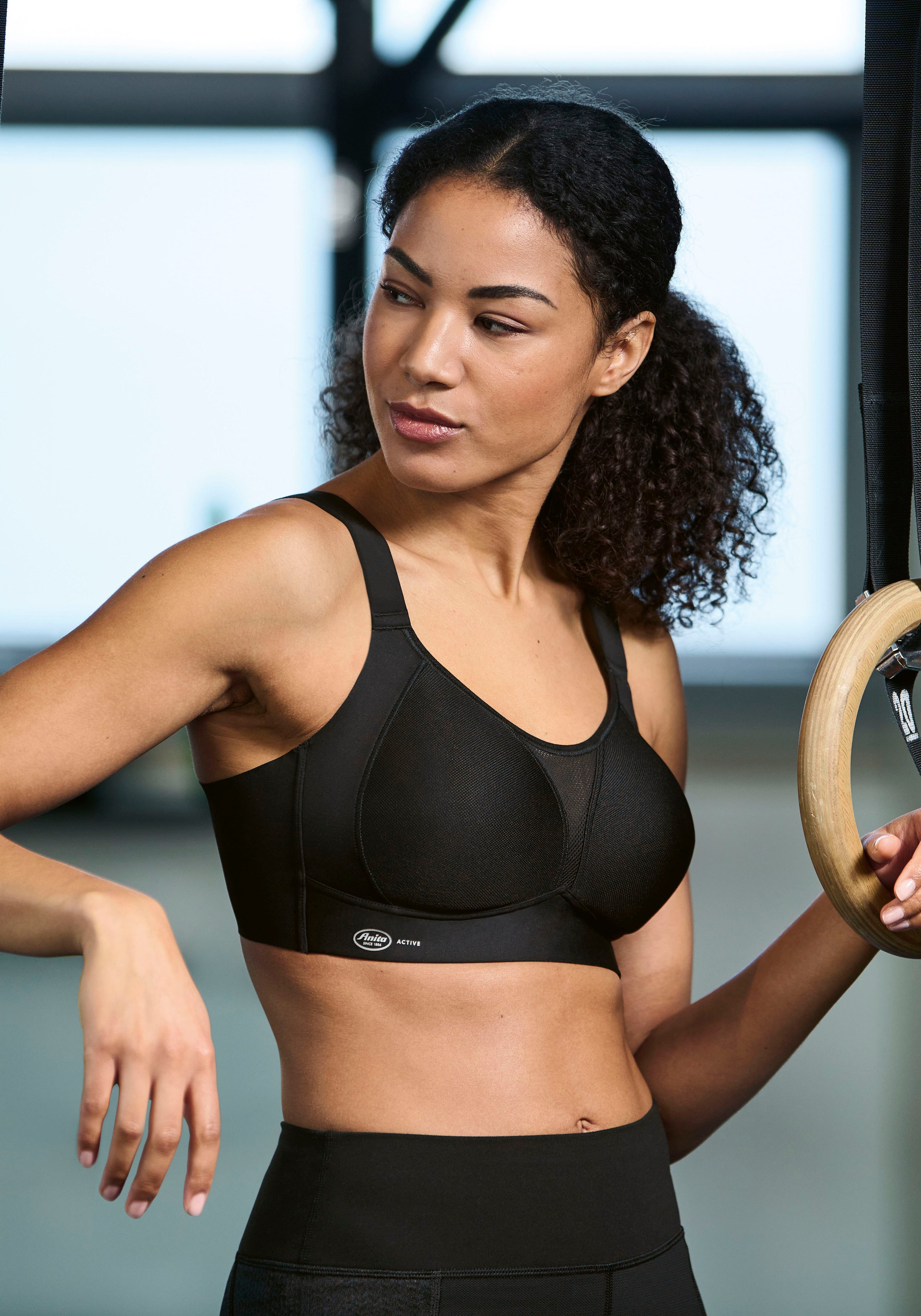 Anita Active Sport-bh Slimme bediening clean cut goederen cups naadloos voorgevormd binnenin hydrophiele frotté