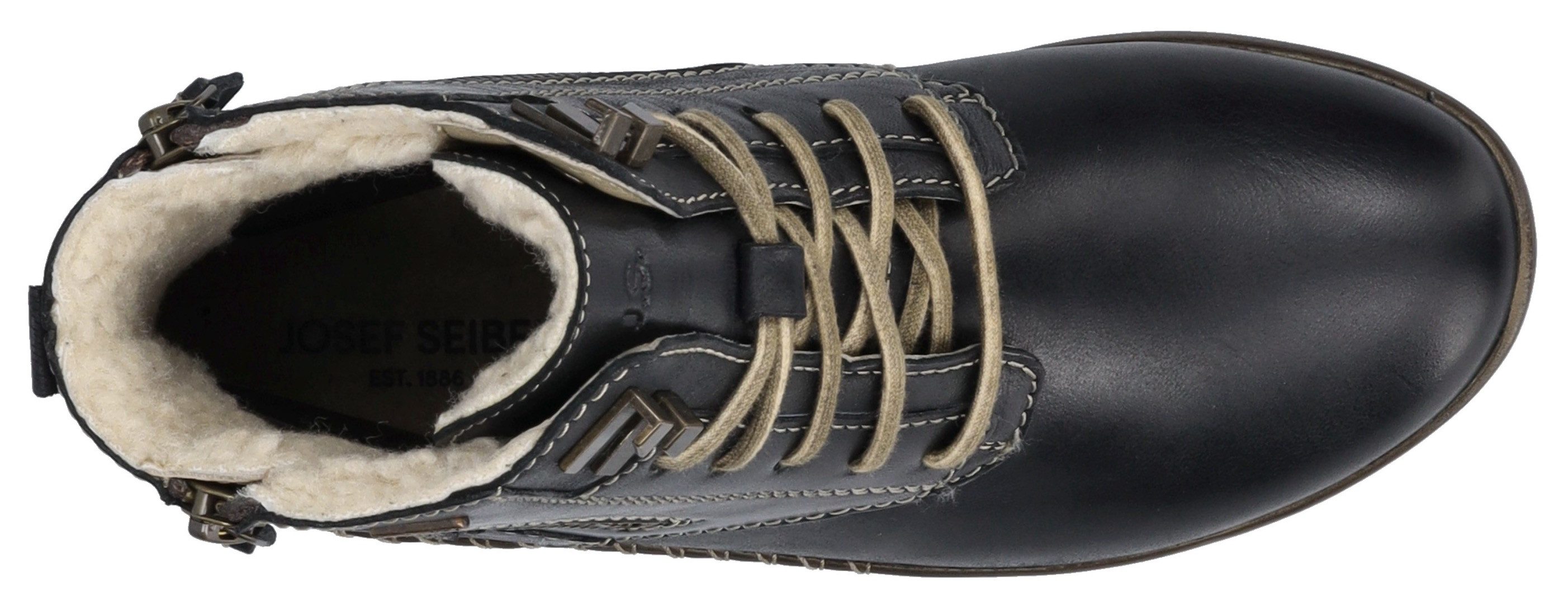 Josef Seibel Winterlaarzen Conny 55 Winterboot, veterschoenen, comfort schoen met warmfutter