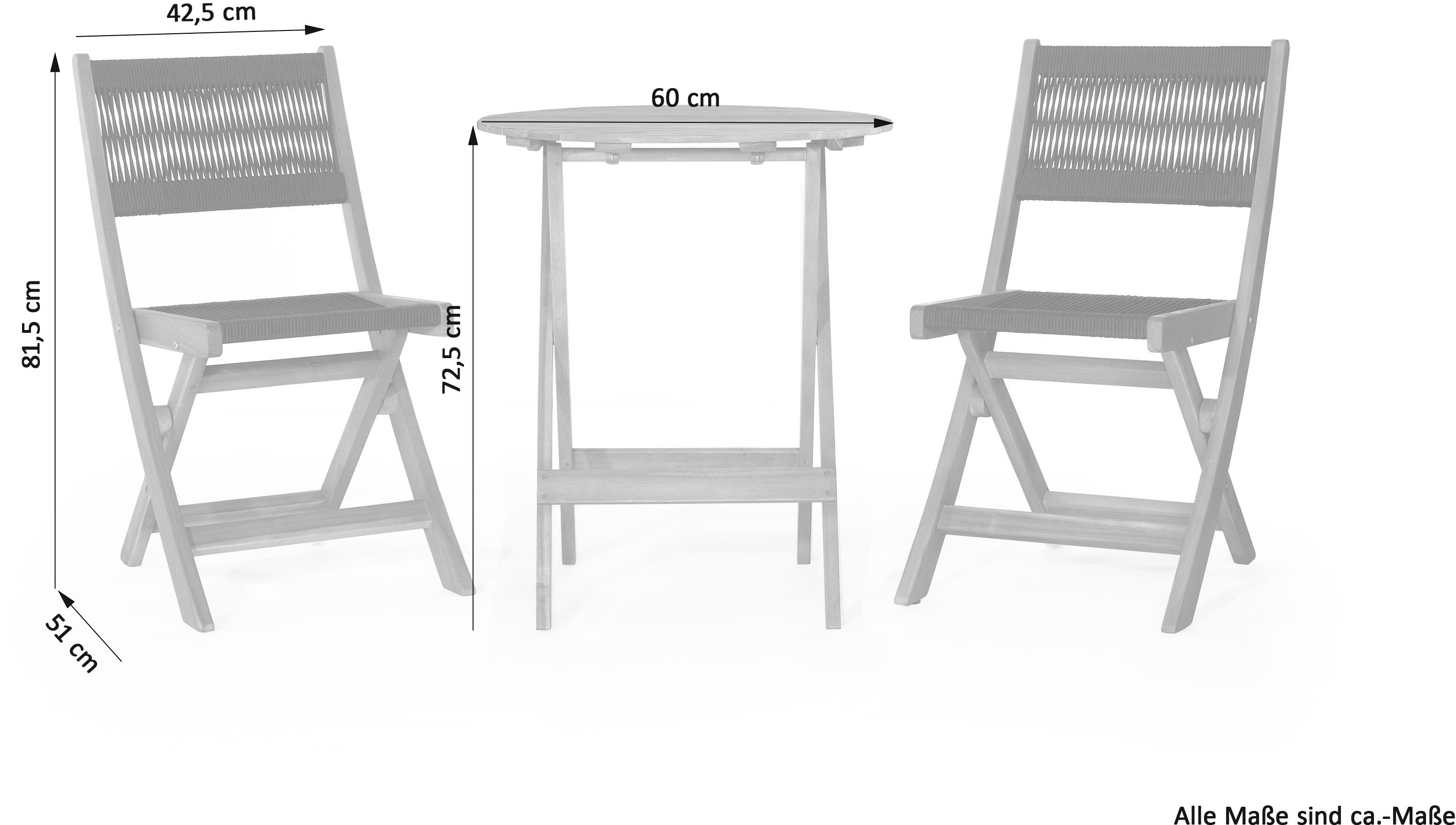 byLIVING Balkonset Bistro (set, 3-delig)