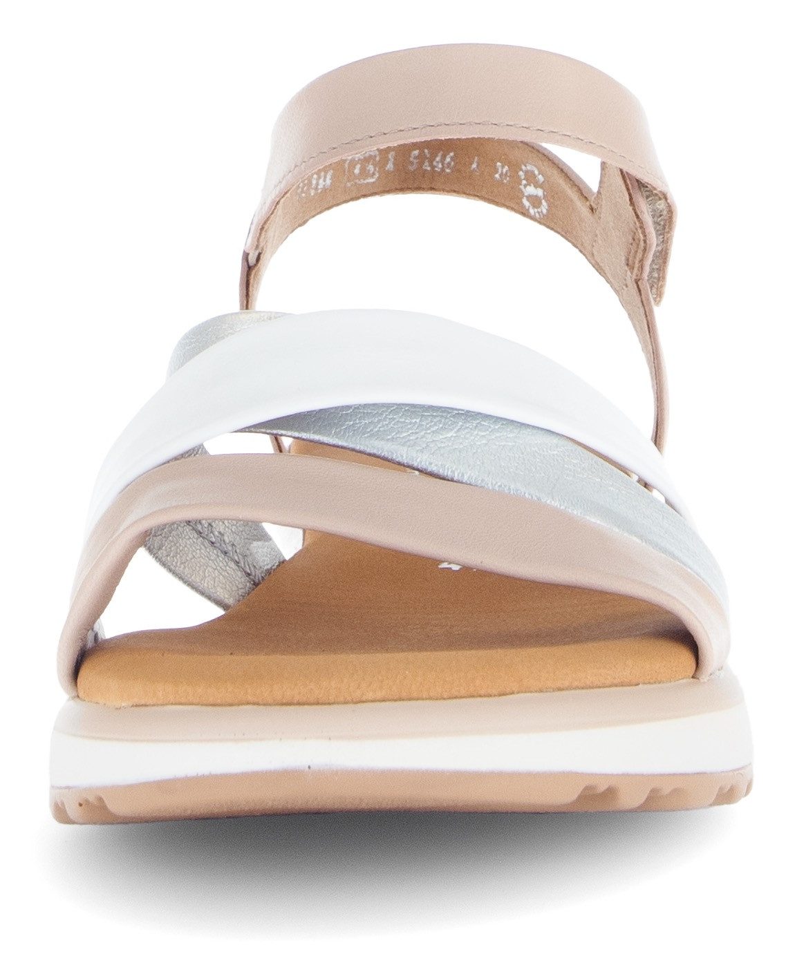 Gabor Sleehaksandaaltjes Florence , riemchensandaal, zomerschoen, comfort-schoen in breedte g (=breed)