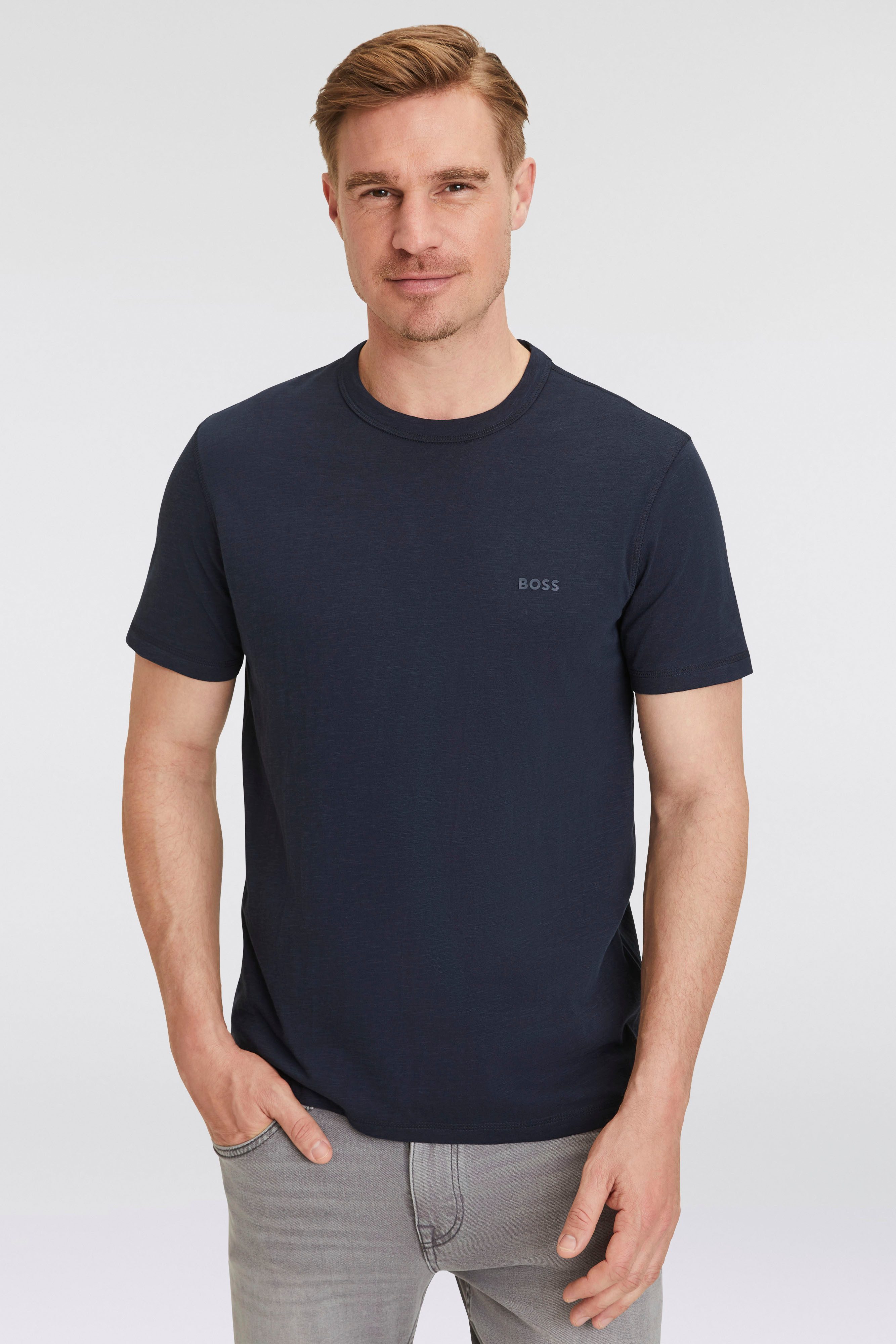 Boss Orange T-shirt Tegood met een ronde hals