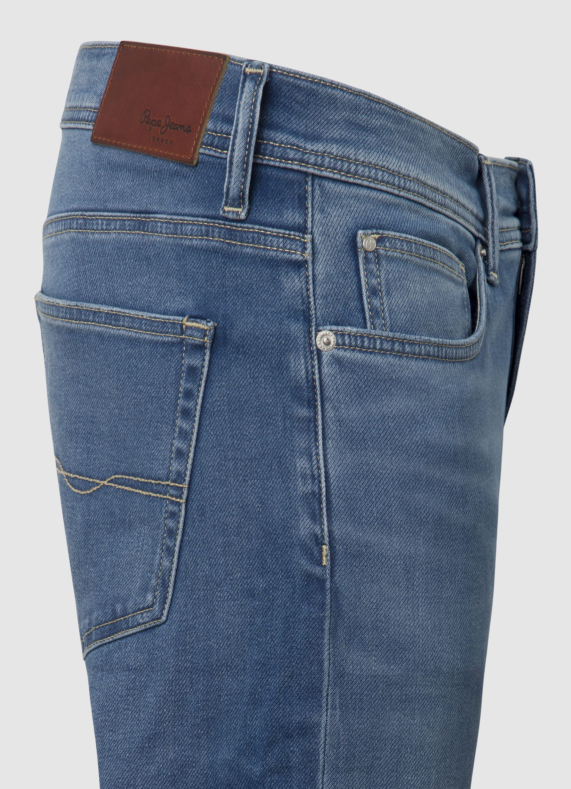 Pepe Jeans Slim fit jeans SLIM GYMDIGO JEANS zeer elastisch