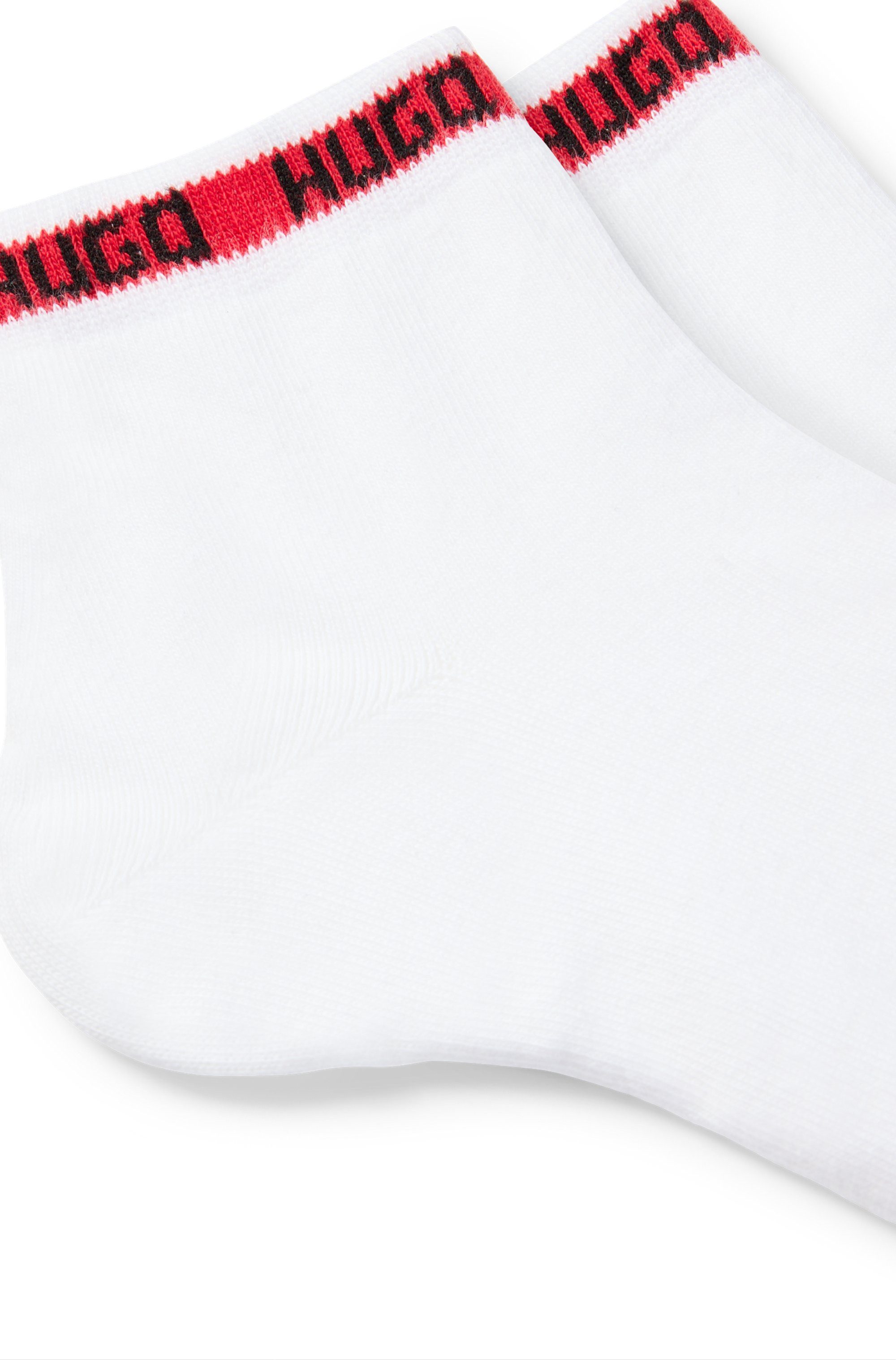 HUGO underwear Vrijetijdssokken 2P SH TAPE CC 102 met hugo logo-opdrukken (Set van 2)