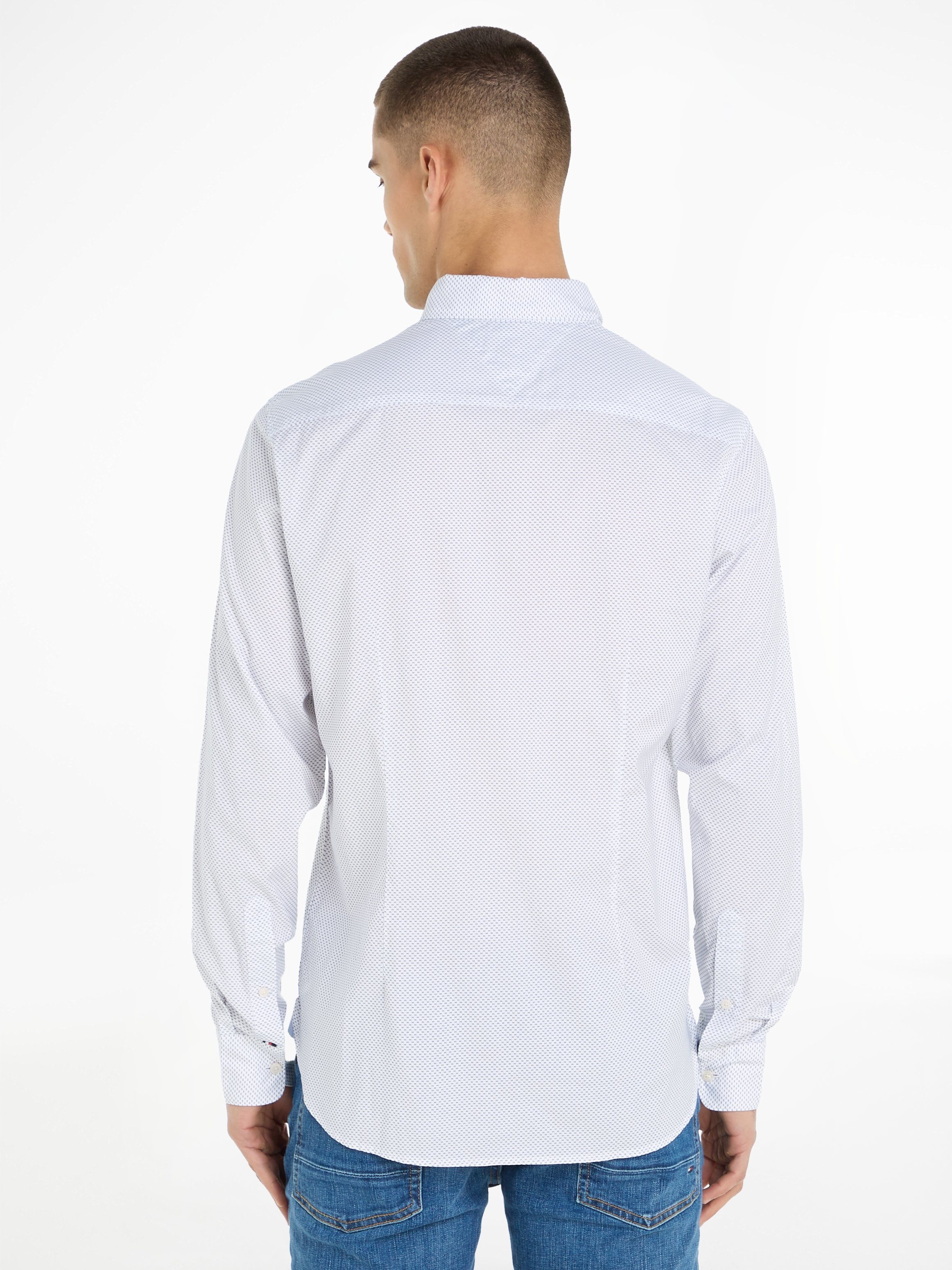 Tommy Hilfiger Overhemd met lange mouwen FLEX MINI PRINT SF SHIRT