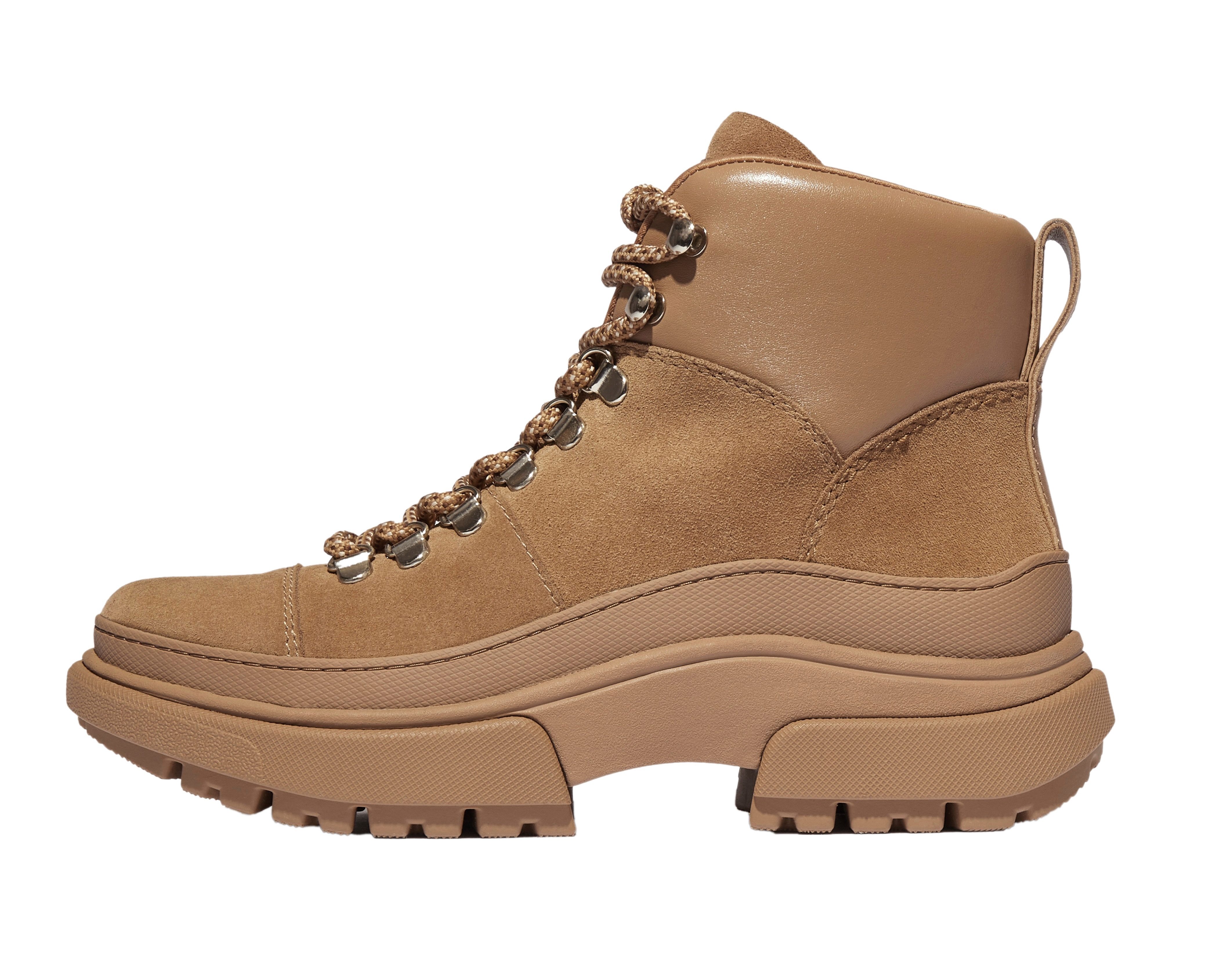 Fitflop Veterschoenen WYLDER SUEDE HIKER-LACE BOOTS Trekking boots, veterschoenen met robuuste plateauzool