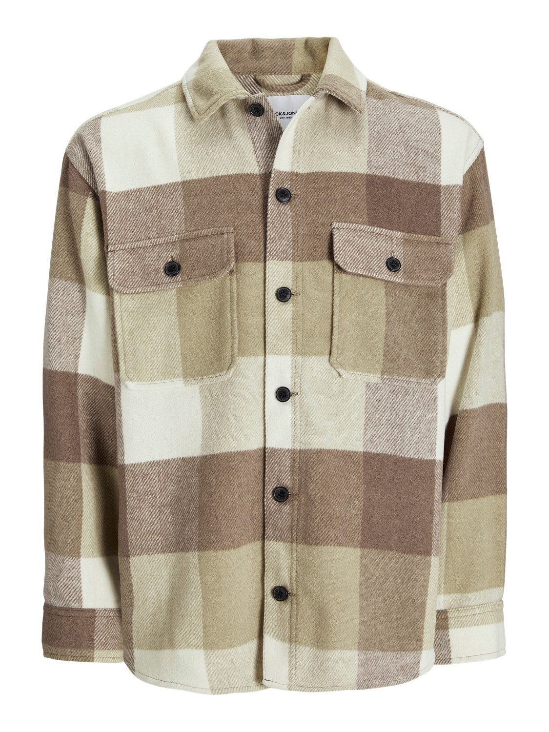 Jack & Jones Overhemd met lange mouwen JJEBRADLEY OLLIE OVERSHIRT LS NOOS