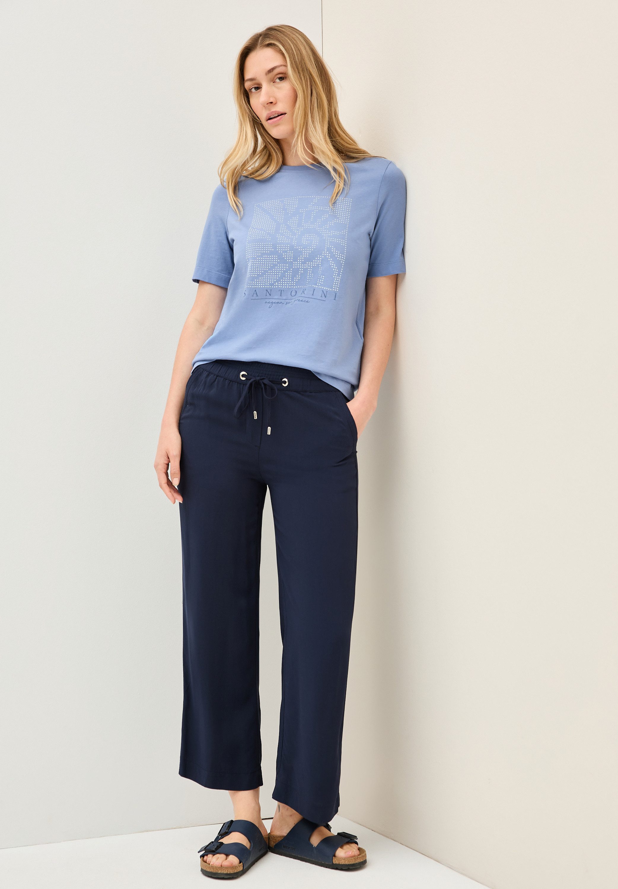 Cecil T-shirt met siersteentjes