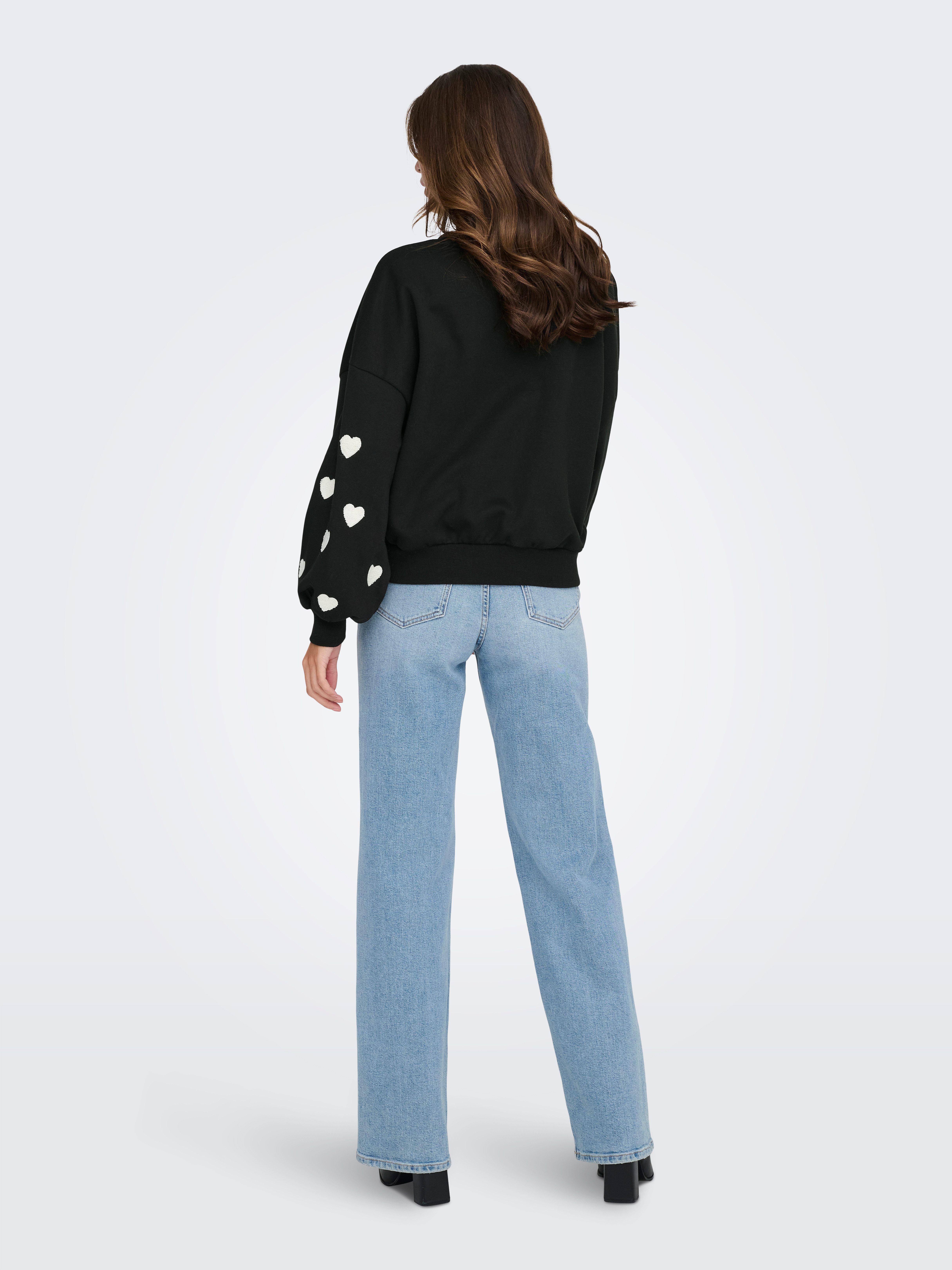 Only Sweatshirt ONLMACY L/S O-NECK BOX CC SWT