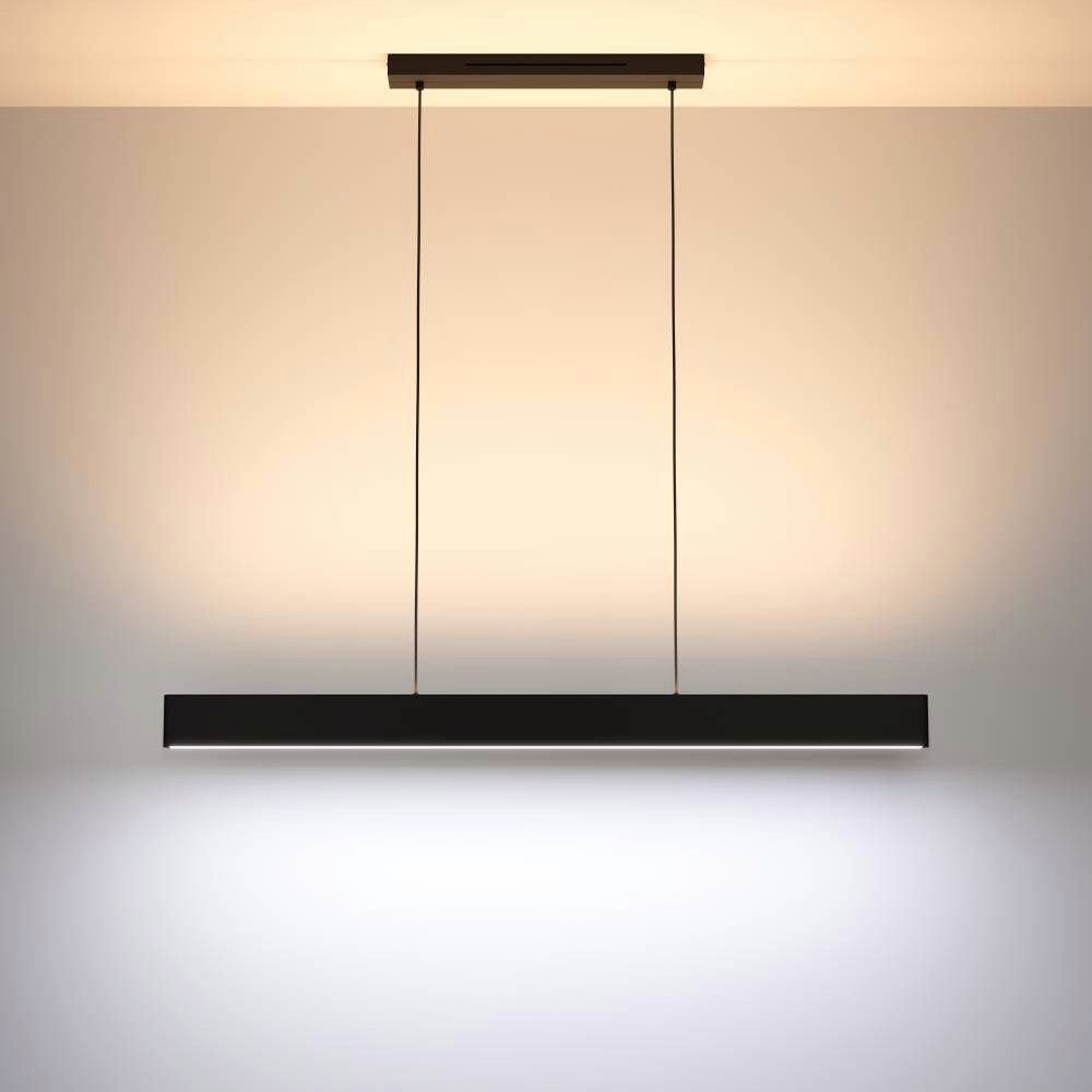 EGLO Hanglamp ANDREAS-Z Hängelampe schwarz, ZigBee 3.0, Pendelleuchte, Pendellampe Hanglamp, ZigBee, app en spraakbesturing Alexa, RGB, dimbaar (1 stuk)