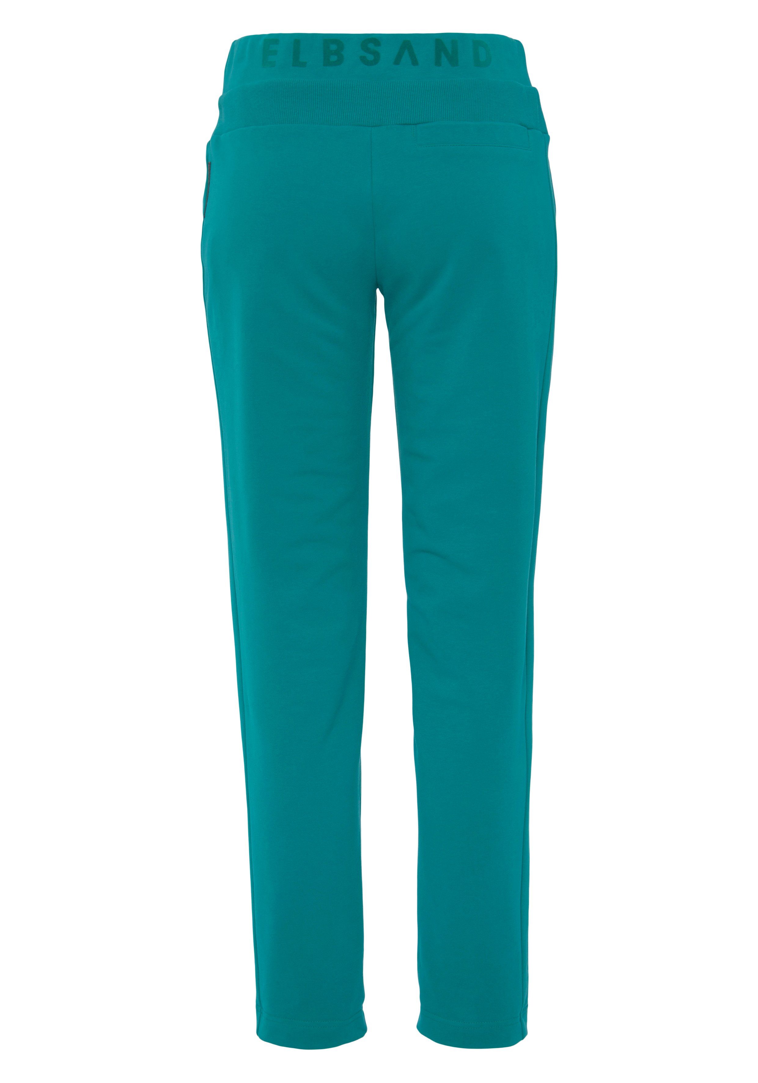 Elbsand Sweatbroek Brinja met zakken en brede trekkoorden, joggingbroek, casual pasvorm