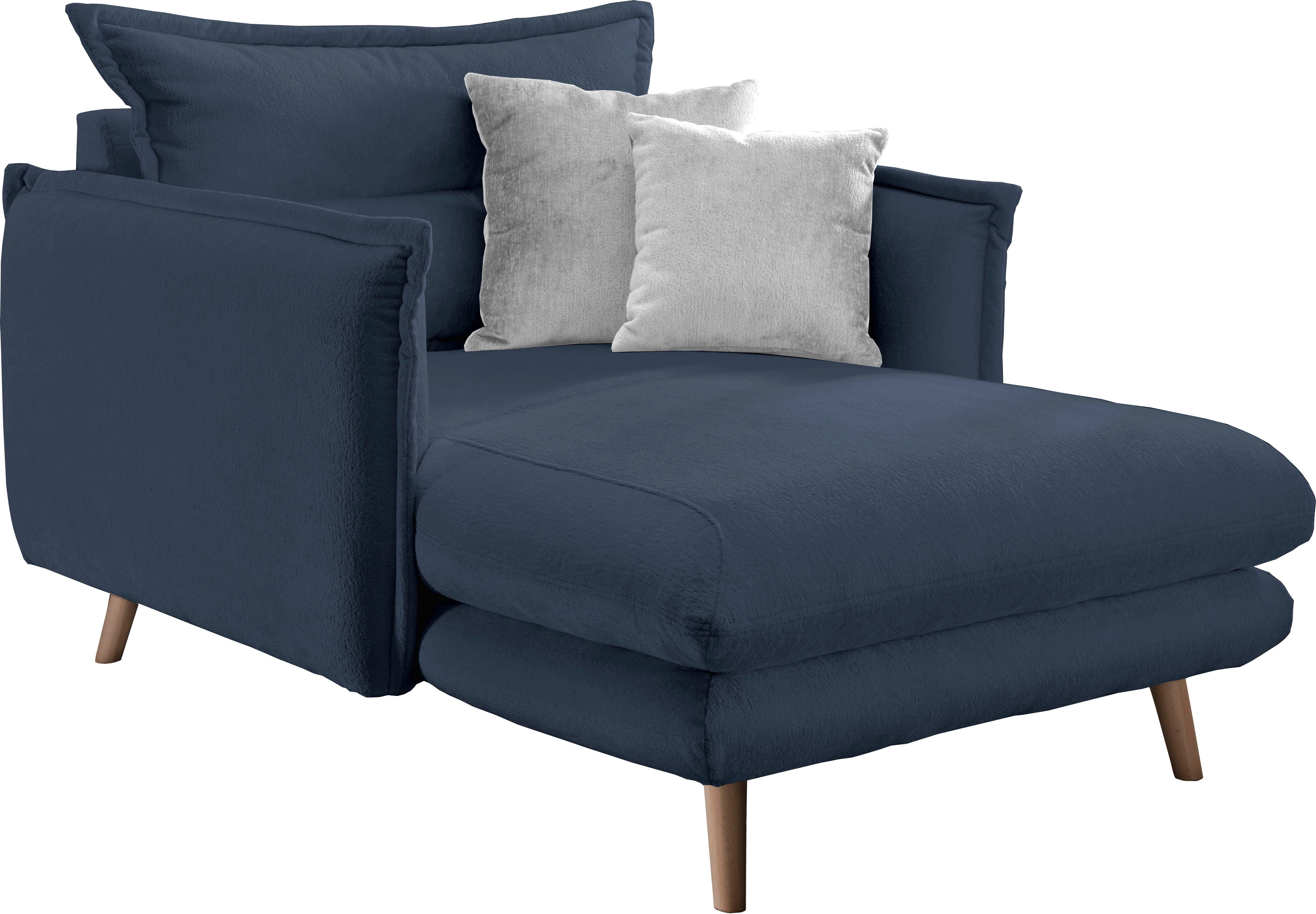 INOSIGN Loveseat LAZIO moderne fauteuil met een comfortabele bekleding, 2 stuks decoratieve sierkussens