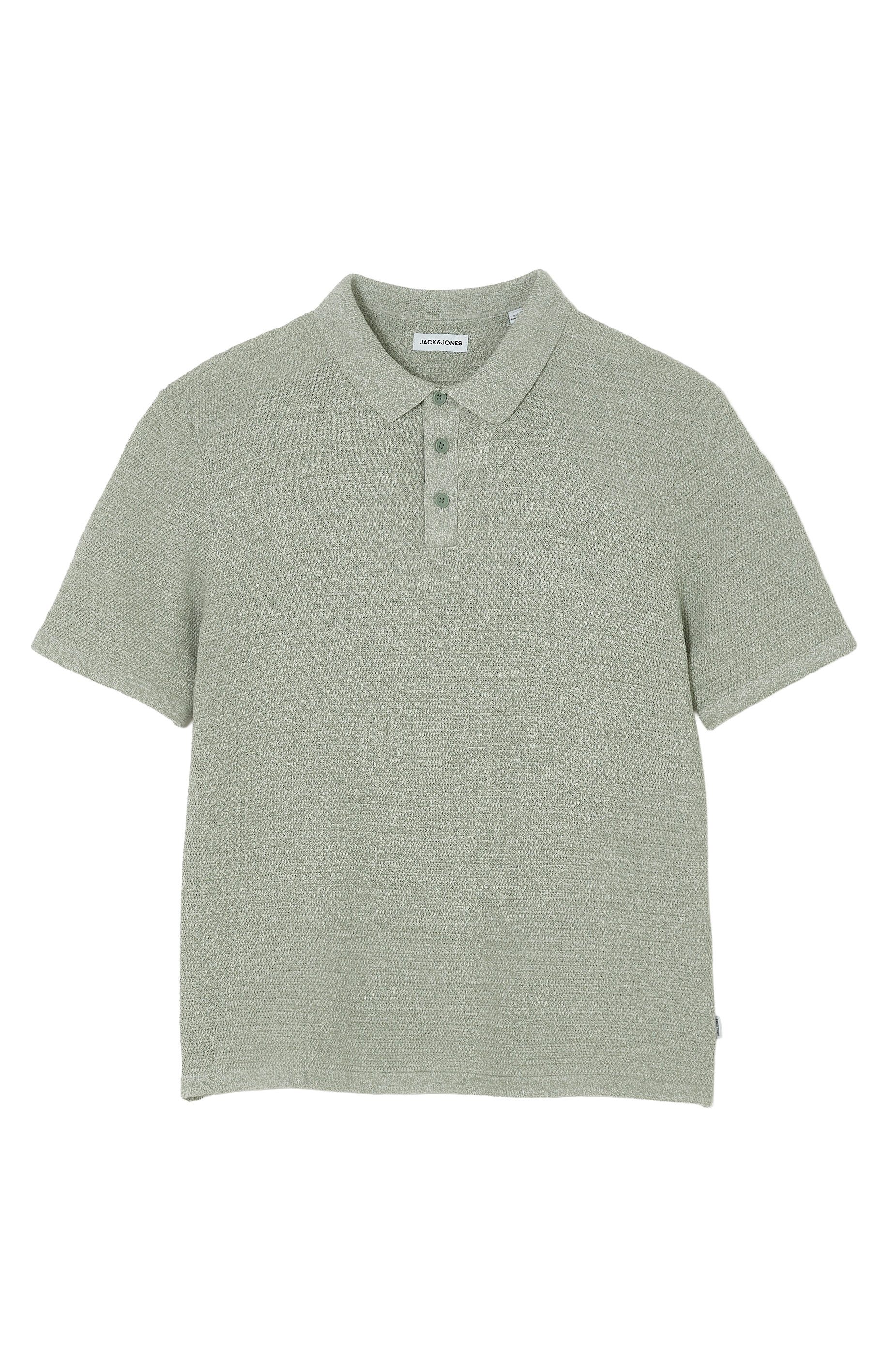 Jack & Jones Trui met korte mouwen JJEGEORGE KNIT POLO SS SN