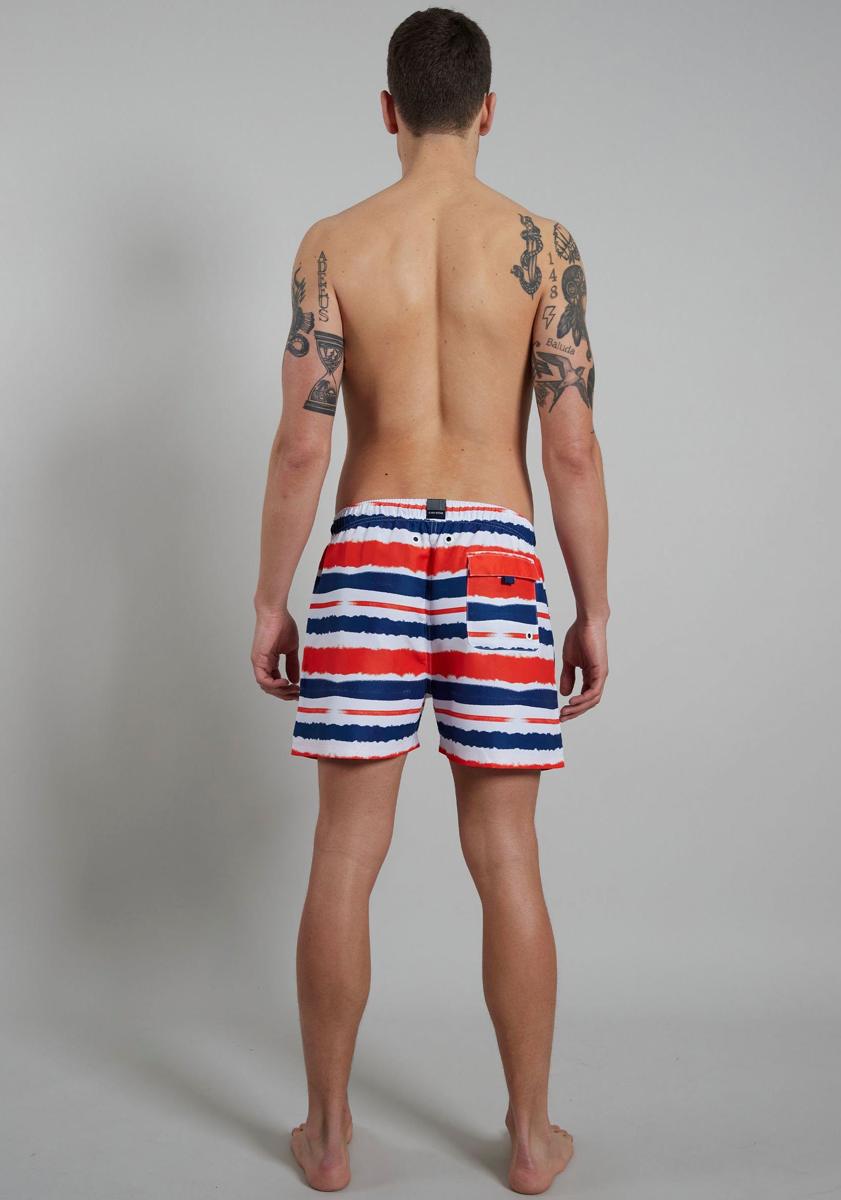 CECEBA Zwemshort met geweldige print voor warme zomerdagen