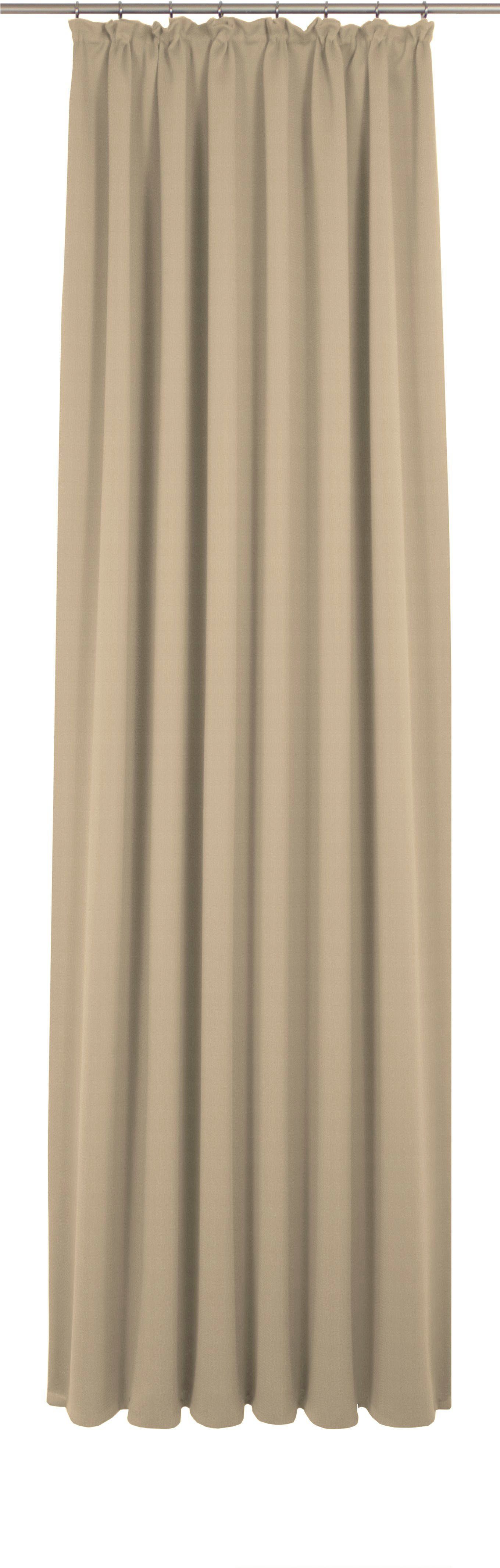 Wirth Gordijn Uni Collection Light (1 stuk) vitrage maat 142 cm x 275 cm beige