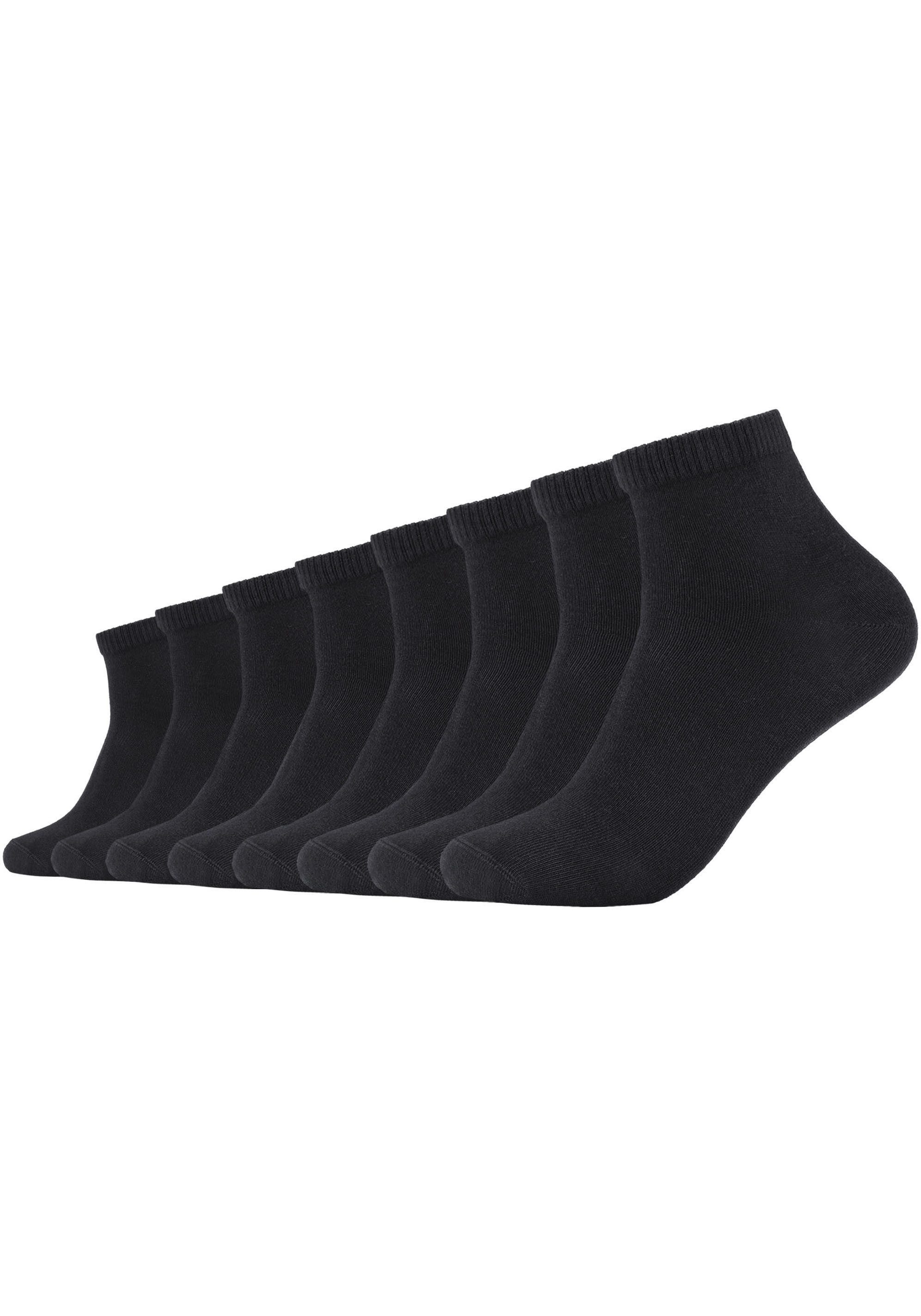 s.Oliver Korte sokken Essentials met onderhoudsvriendelijke materiaalmix (Set van 8)