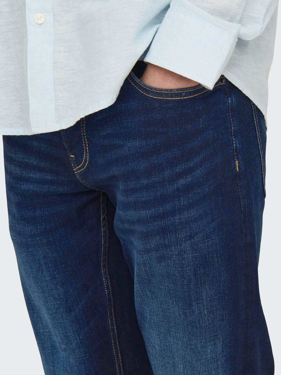 only  sons slim fit jeans onsloom slim jax dbd 9138 dcc dnm noos blauw
