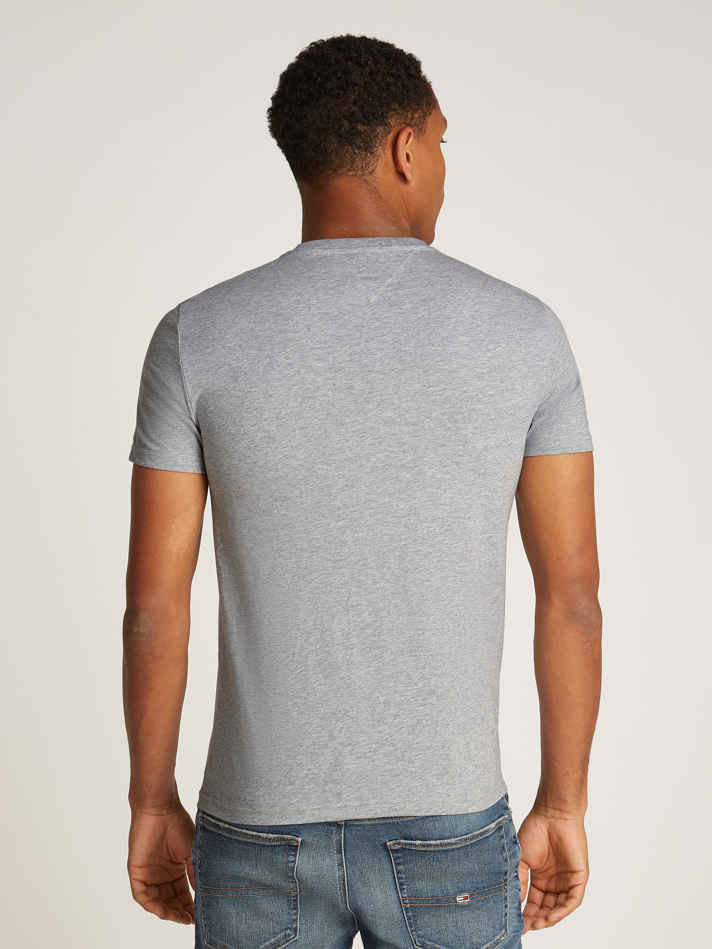 TOMMY JEANS T-shirt TJM XSLIM JASPE VNECK TEE EXT
