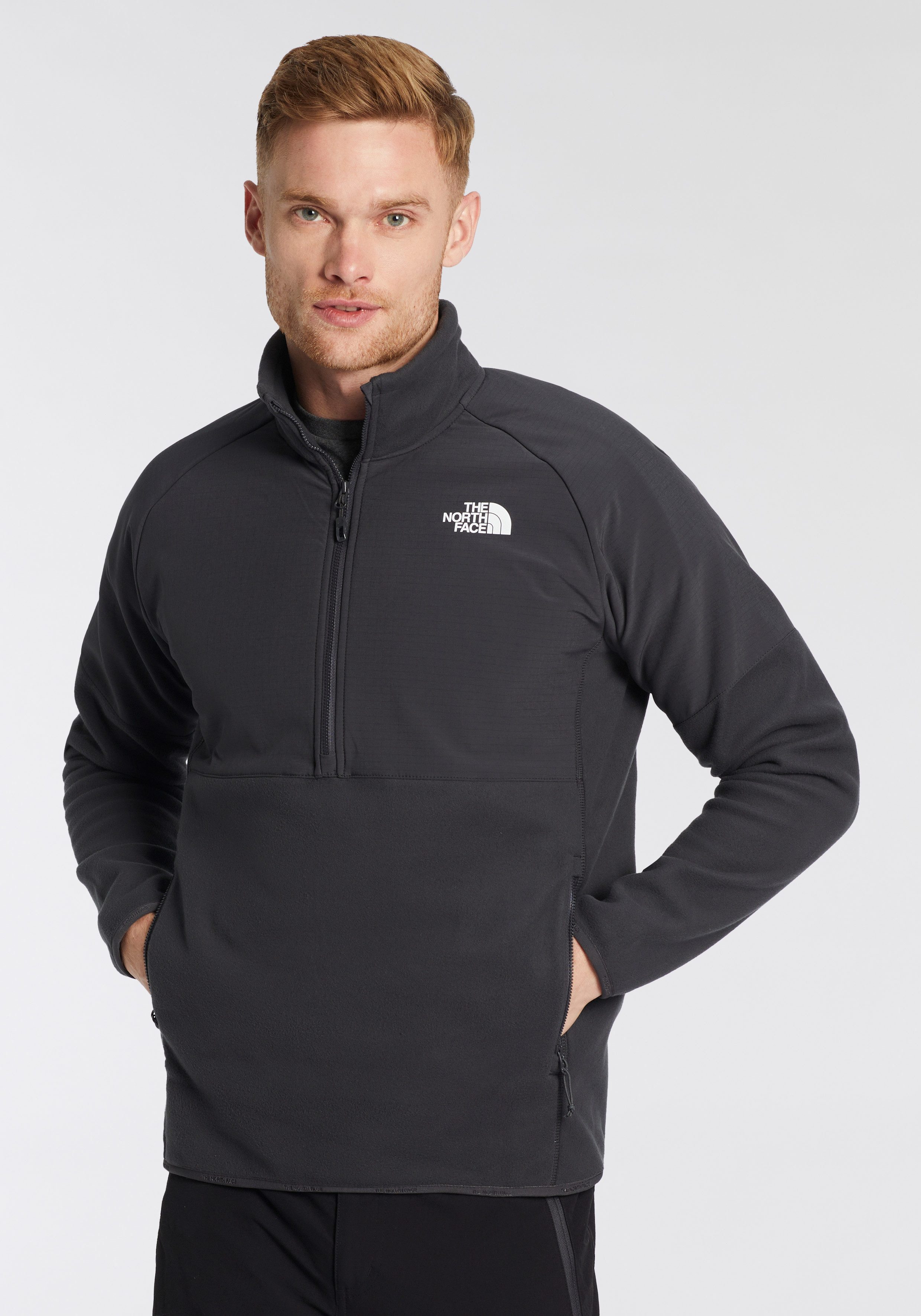 The North Face Fleecetrui M GLACIER HEAVYWEIGHT 1 2 ZIP (1-delig)