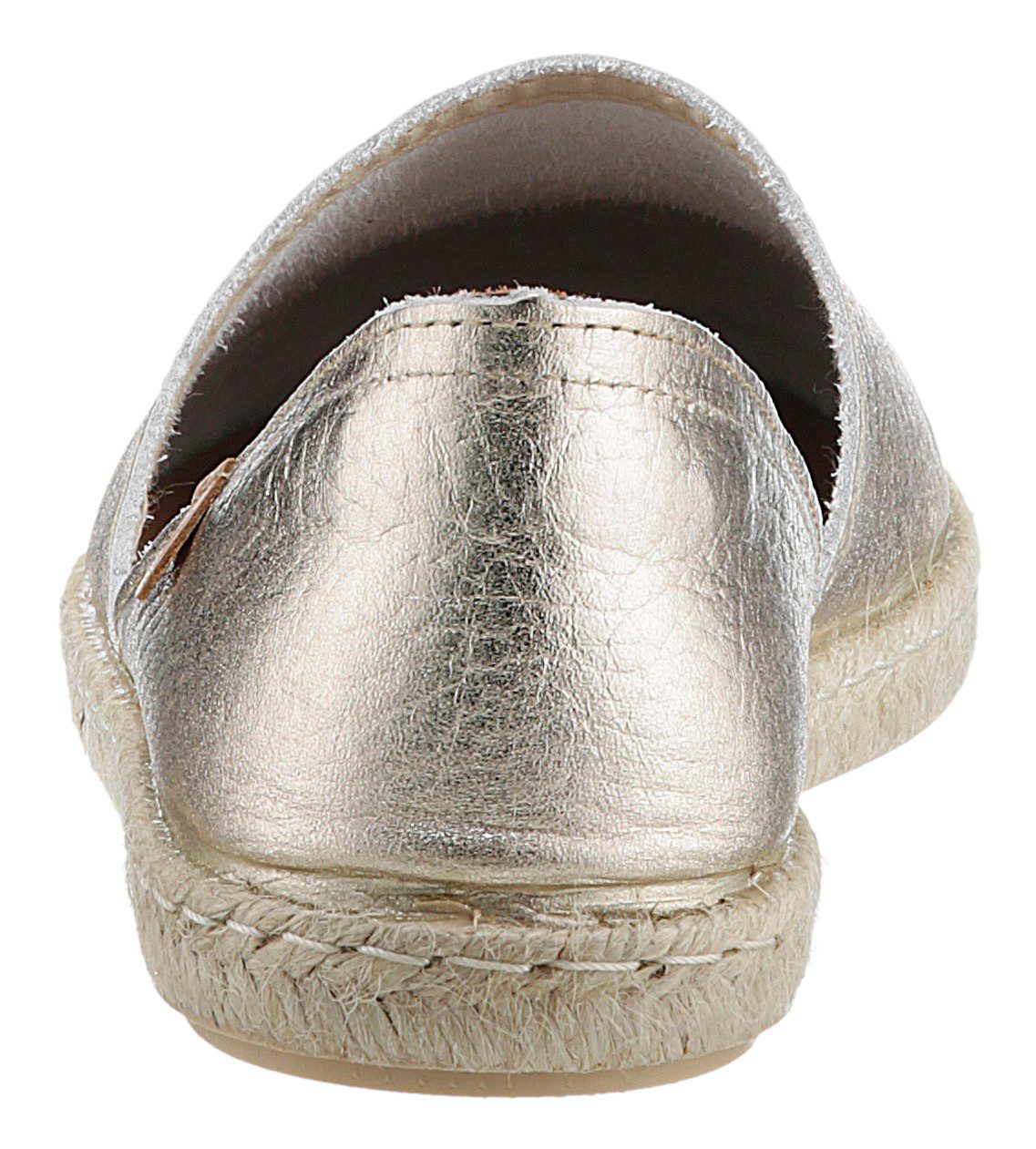 VERBENAS Espadrilles CARMEN NUCLEO METAL , slipper, zomerschoen, strandschoen in metallic look