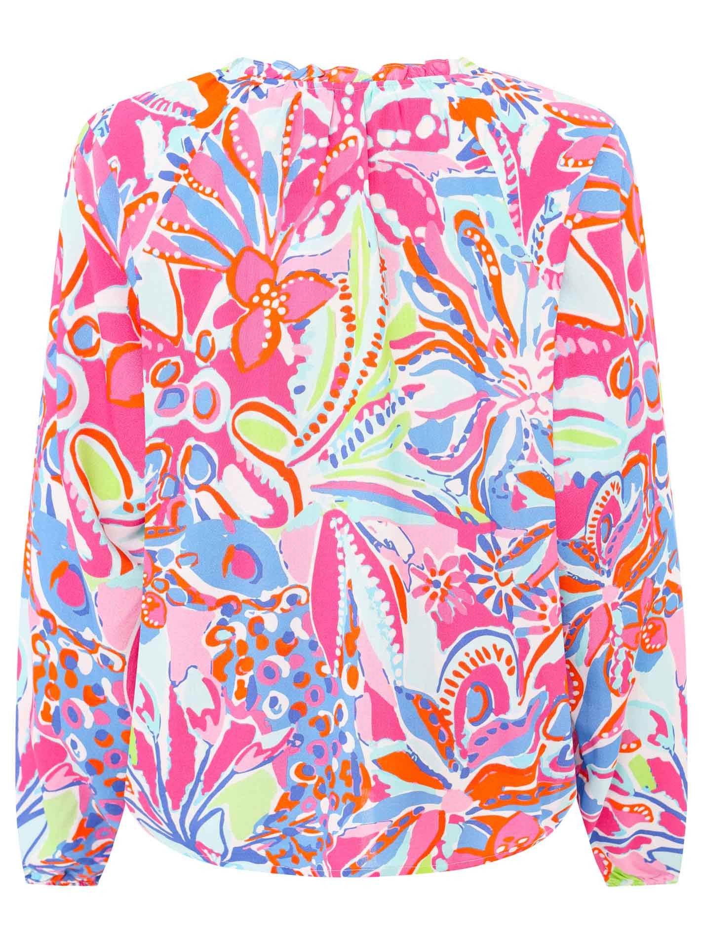 Zwillingsherz Blouse zonder sluiting Happy Flower