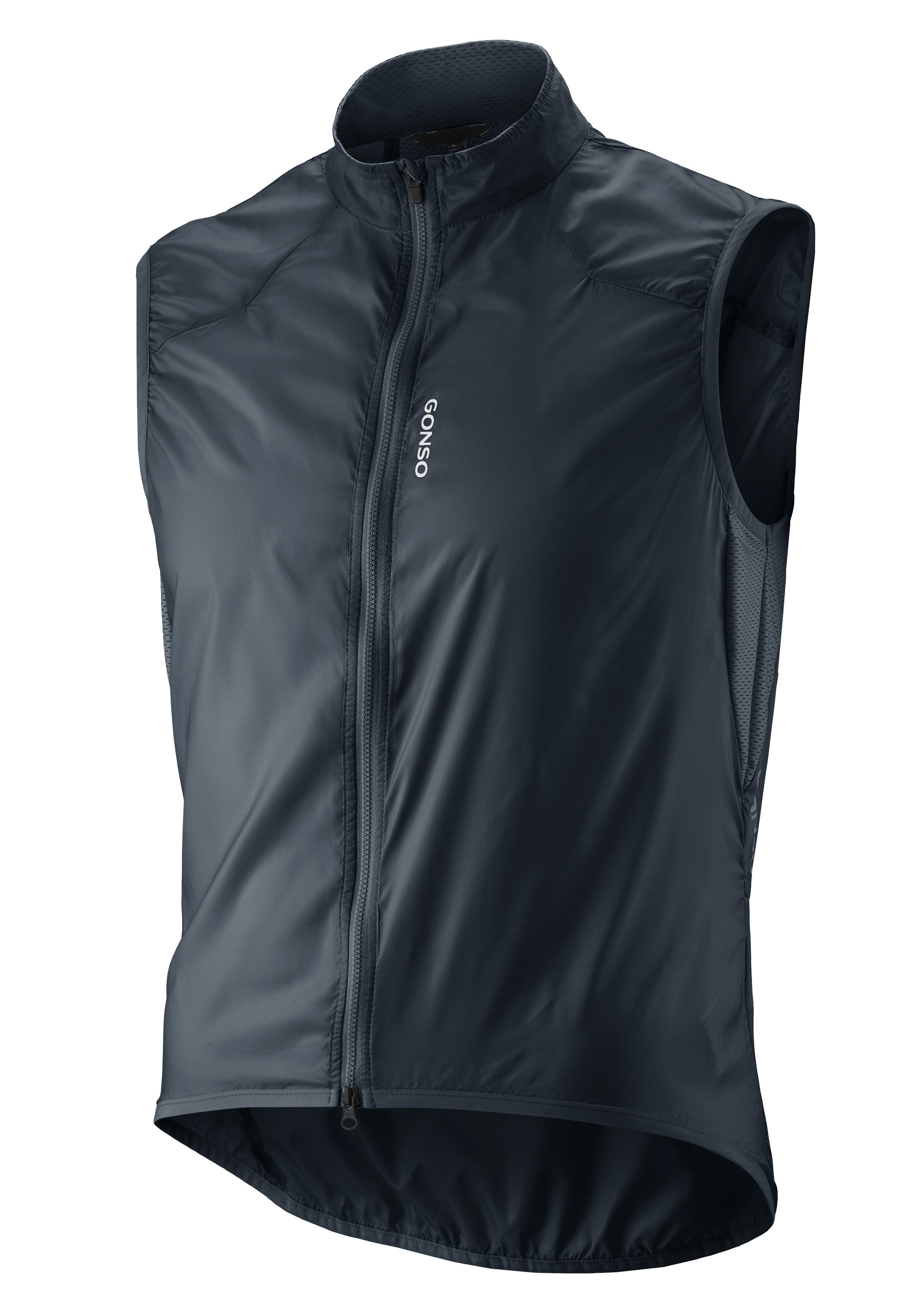 Gonso Functionele bodywarmer Road Vest Wind M Heren vest, ademend fietsvest, licht windvest, tight fit