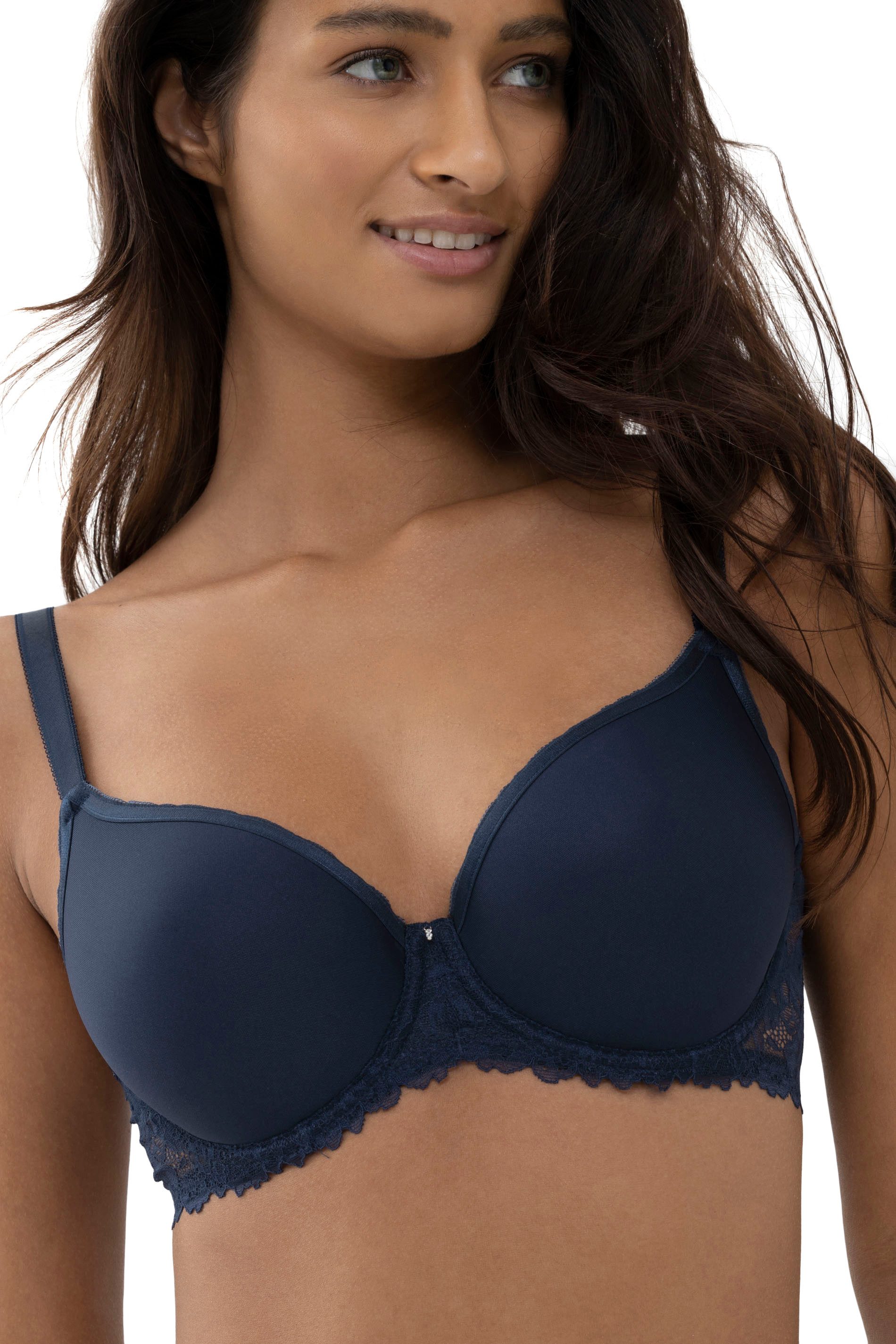 Mey Beugel-bh SERIE LUXURIOUS Tweekleurige bovenkant, verstelbare sierband, full-cup