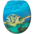 sanilo toiletzitting schildpad met soft-closemechanisme blauw