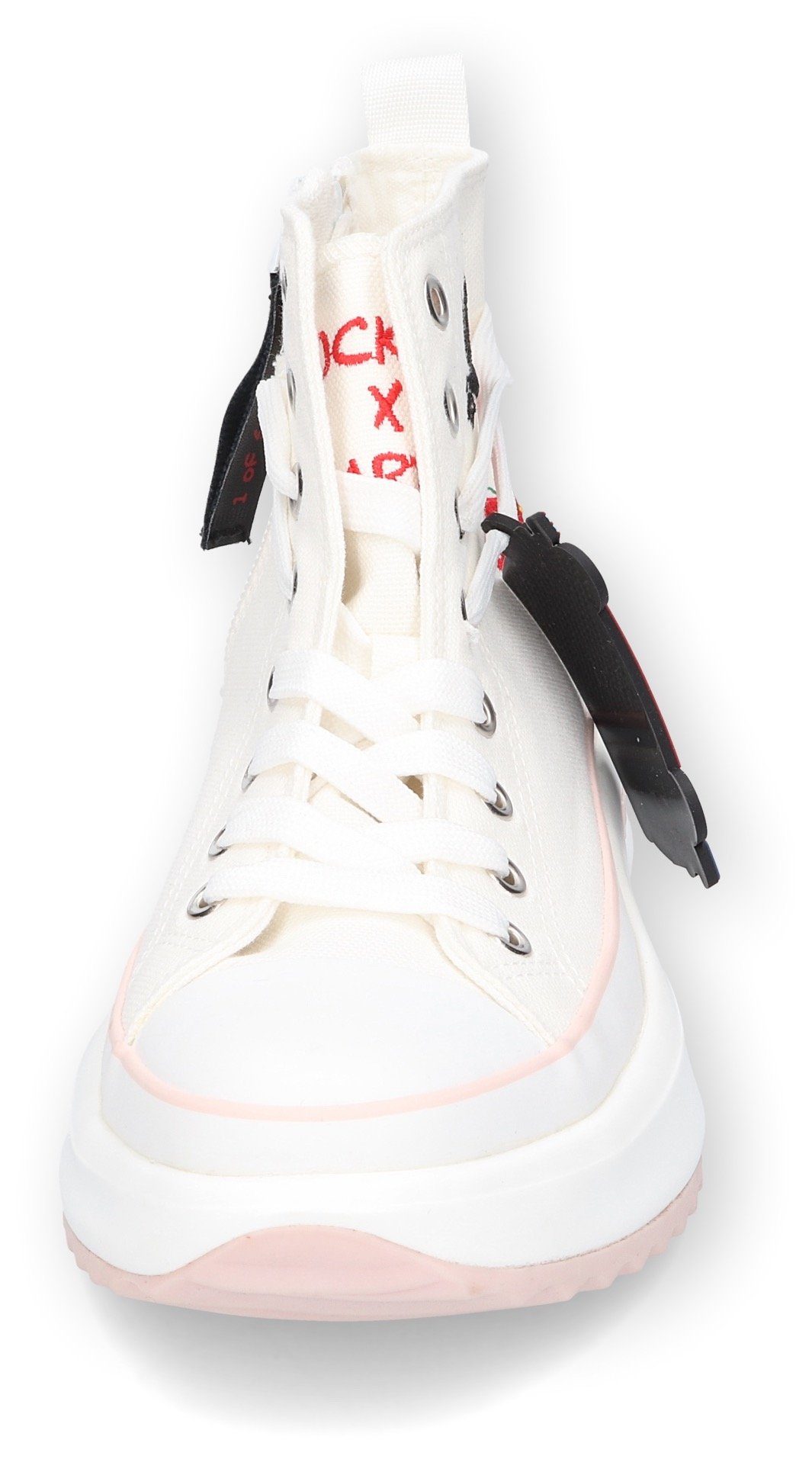 Dockers by Gerli Plateausneakers met vredesteken
