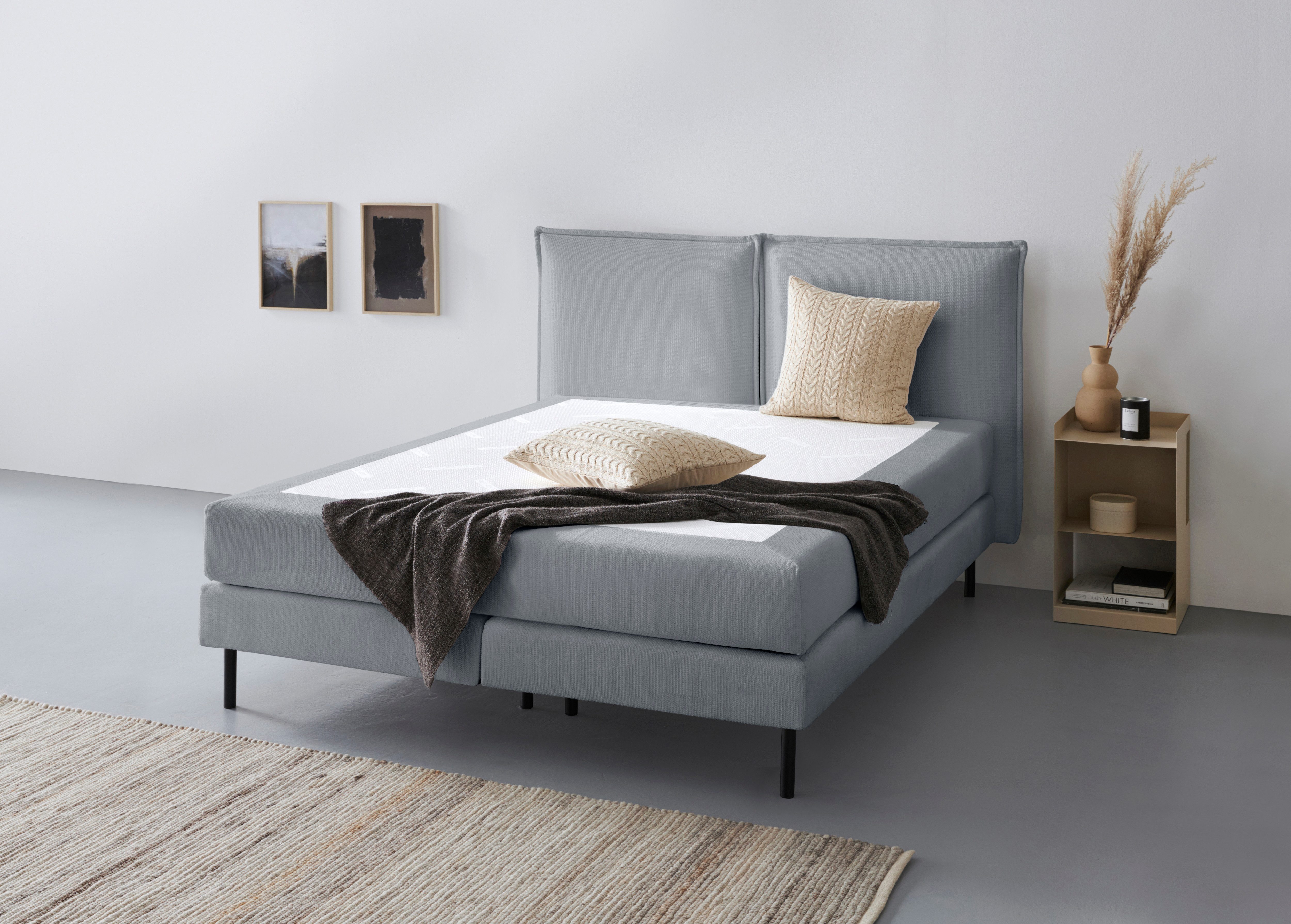 LeGer Home by Lena Gercke Gestoffeerd bed EDITH