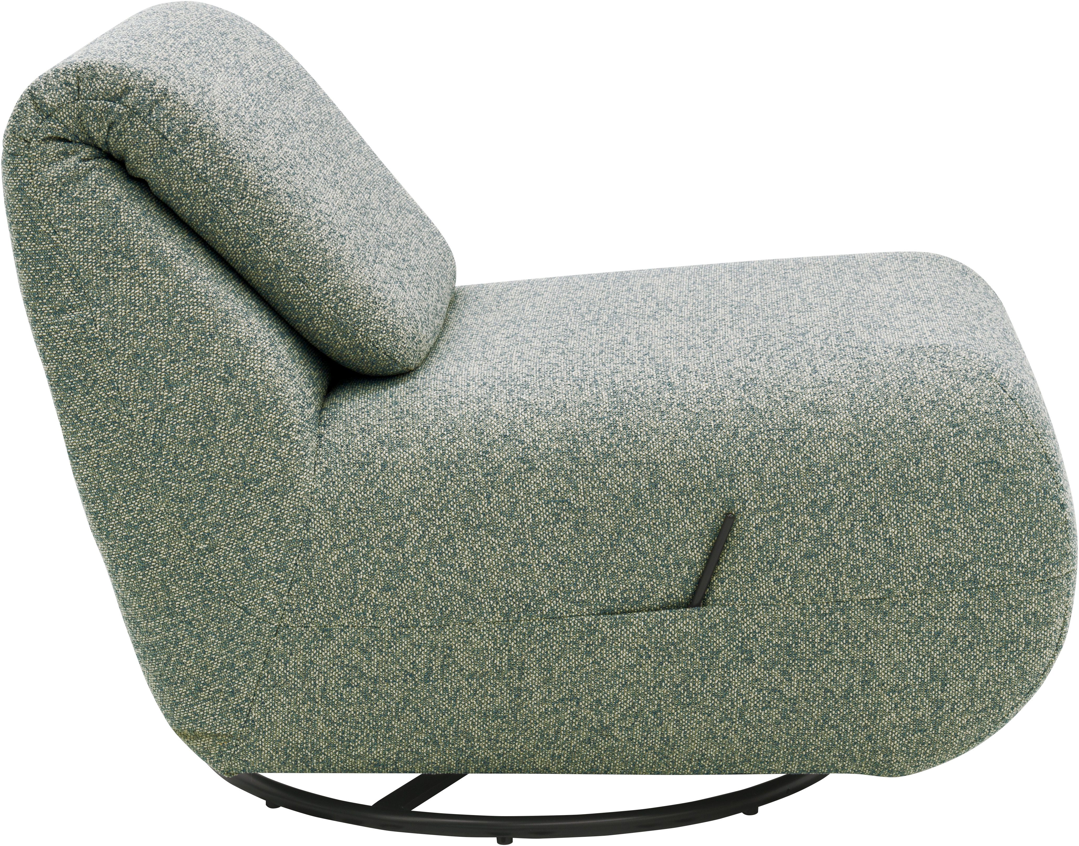 DOMO collection Fauteuil Sonner, optioneel met draaifunctie 360 graden draaibaar, rug op te richten, draaistoel