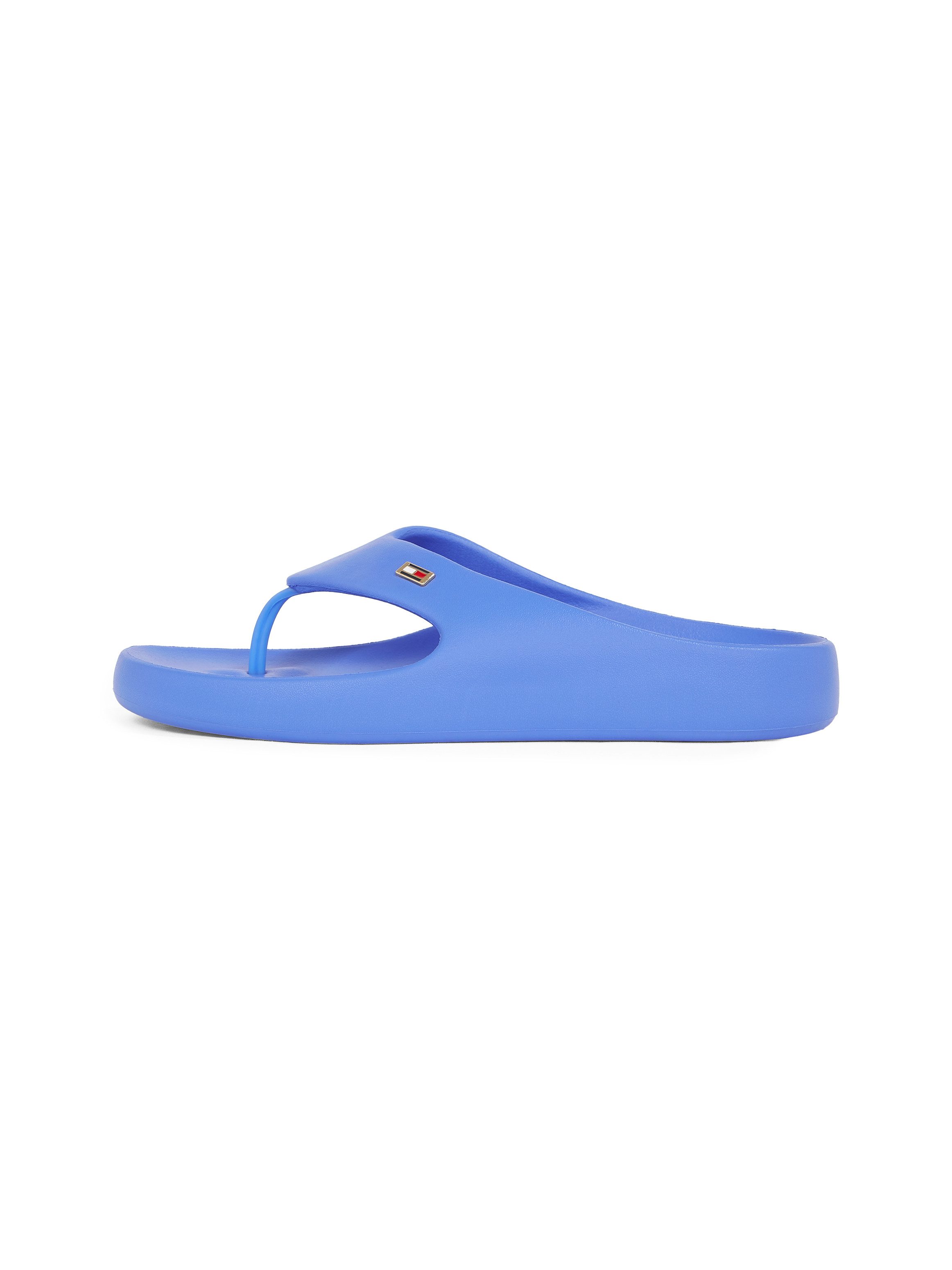 Tommy Hilfiger Teenslippers TH COMFORT BEACH SANDAL , dianette, zomerschoen, comfortabele schoen met kleine logoborduring