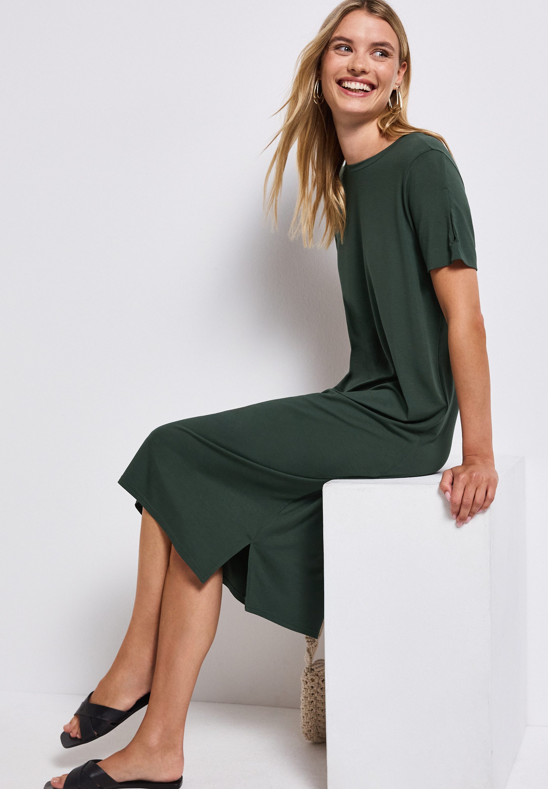 STREET ONE Shirtjurk met splitdetail