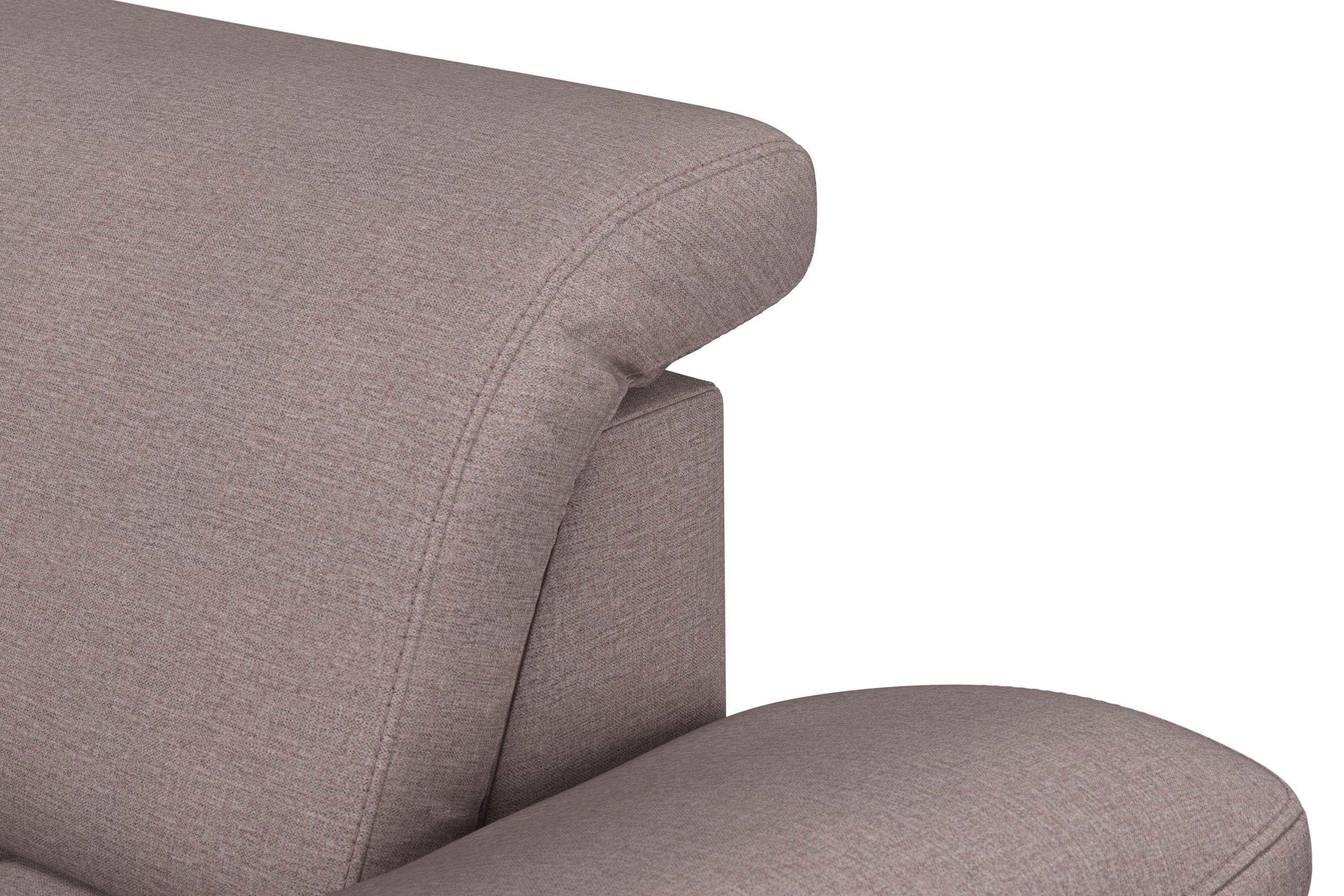 sit&more Hoekbank Cool L-vorm naar keuze met verstelbare hoofdsteun en uittrekzitting, motorisch