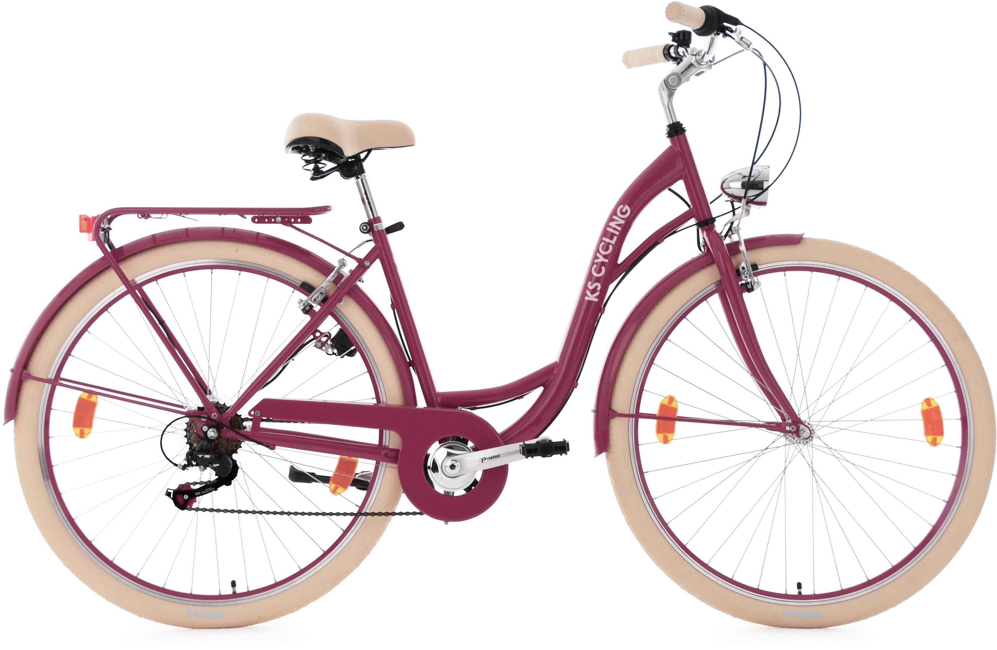 KS Cycling Citybike BALLOON voor heren, kettingversnelling