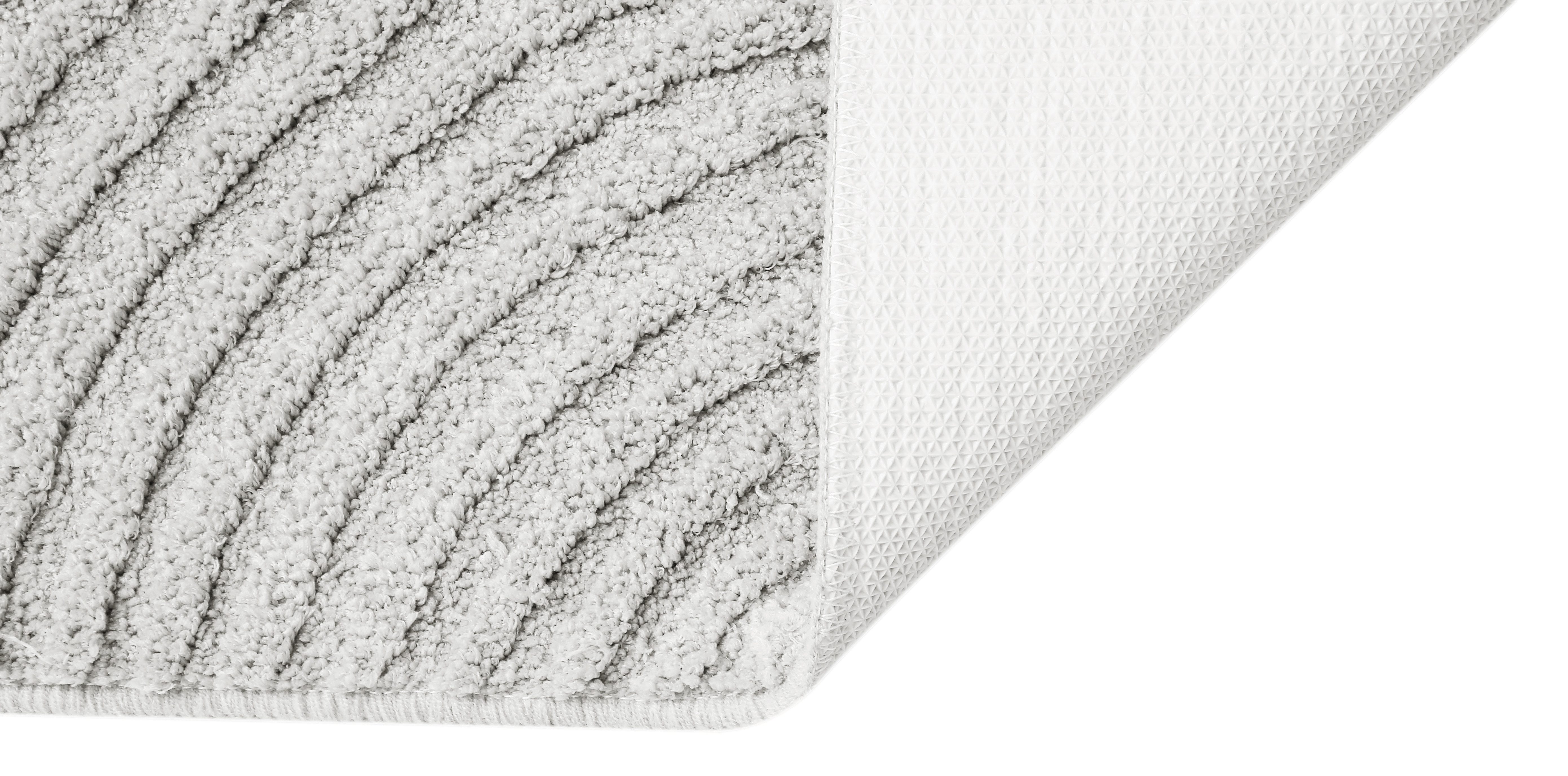 my home Badmat Ognon, Scandi, Boho, modern patroon Badkleed, uni-kleuren, hoog-laag effect (1 stuk)
