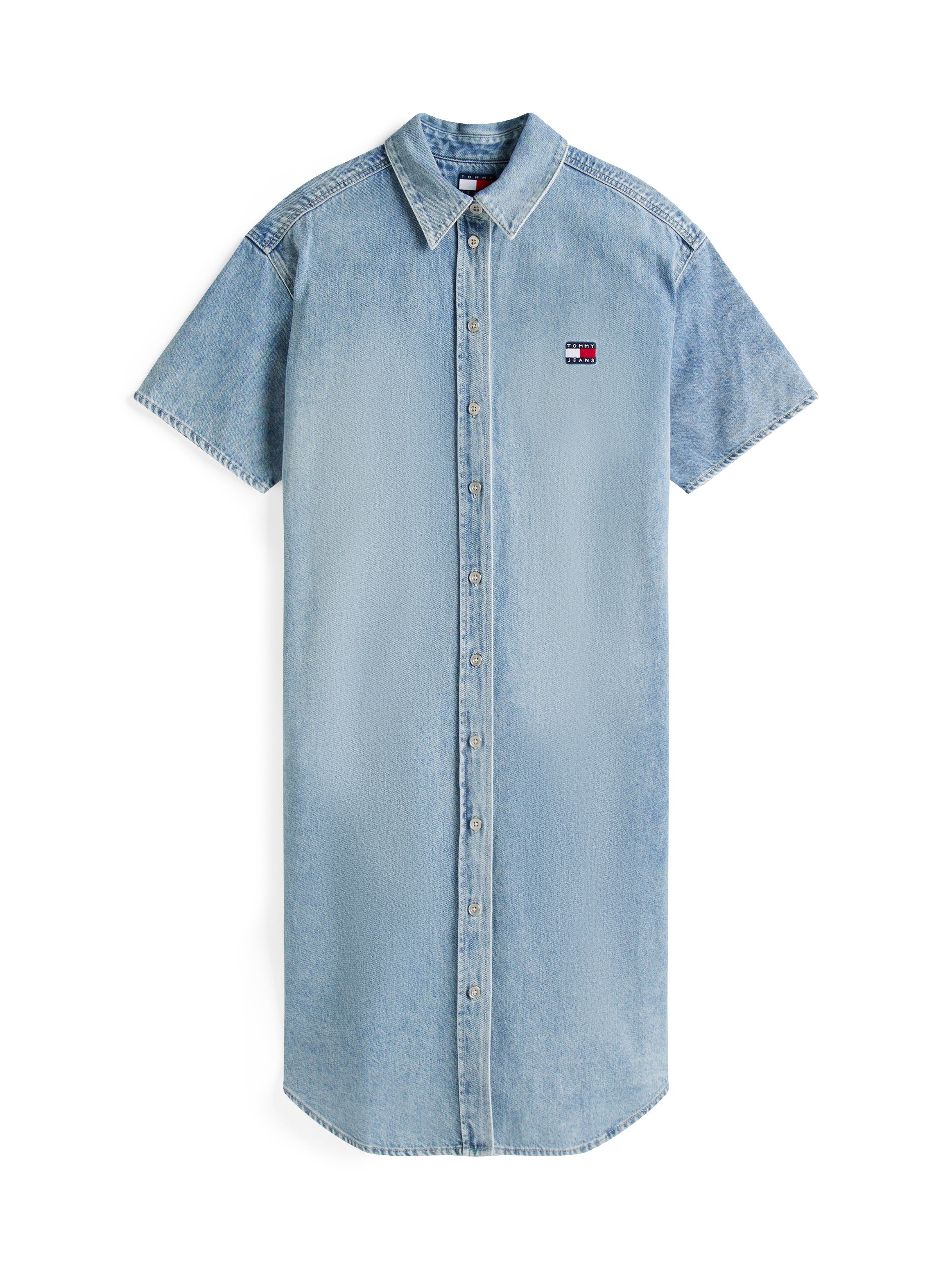 TOMMY Jeans jurk TJW DENIM SHIRTDRESS SS
