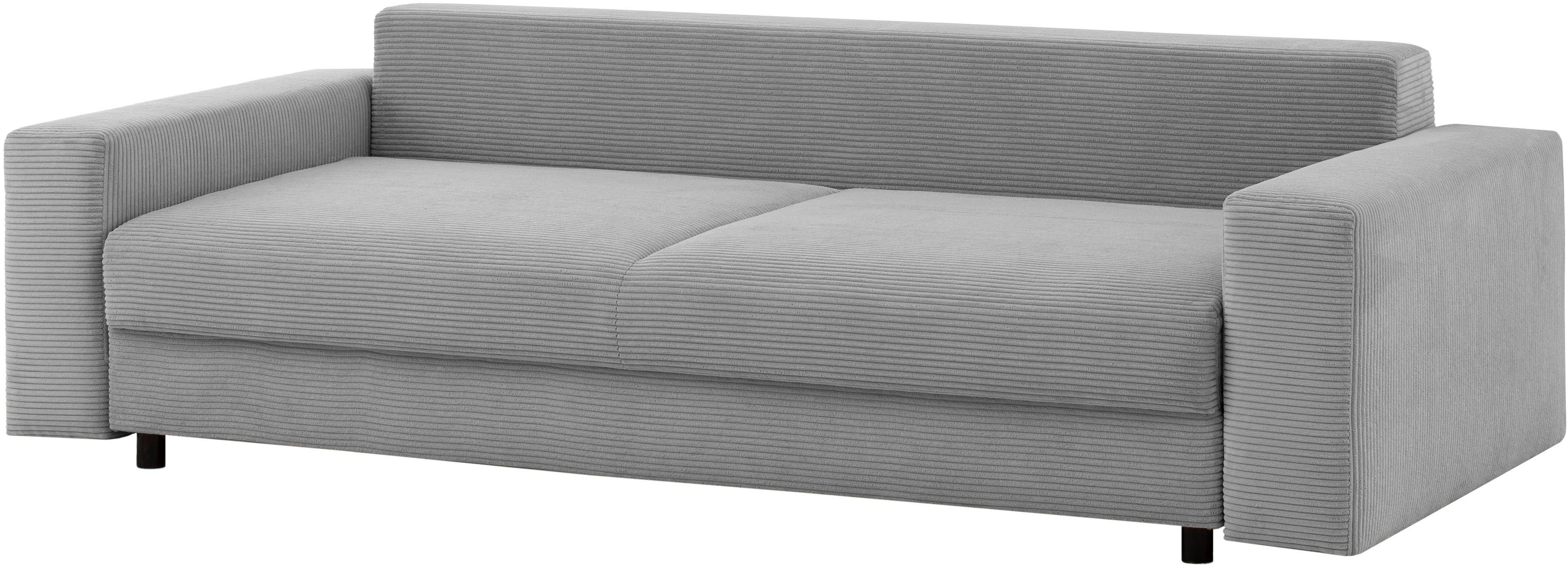 LeGer Home by Lena Gercke Slaapbank Imoga, kussen met slaapfunctie, 3-zits bank, bank met bedlade in moderne kleuren en stoffen, bedfunctie, ligoppervlak: 200x150 cm