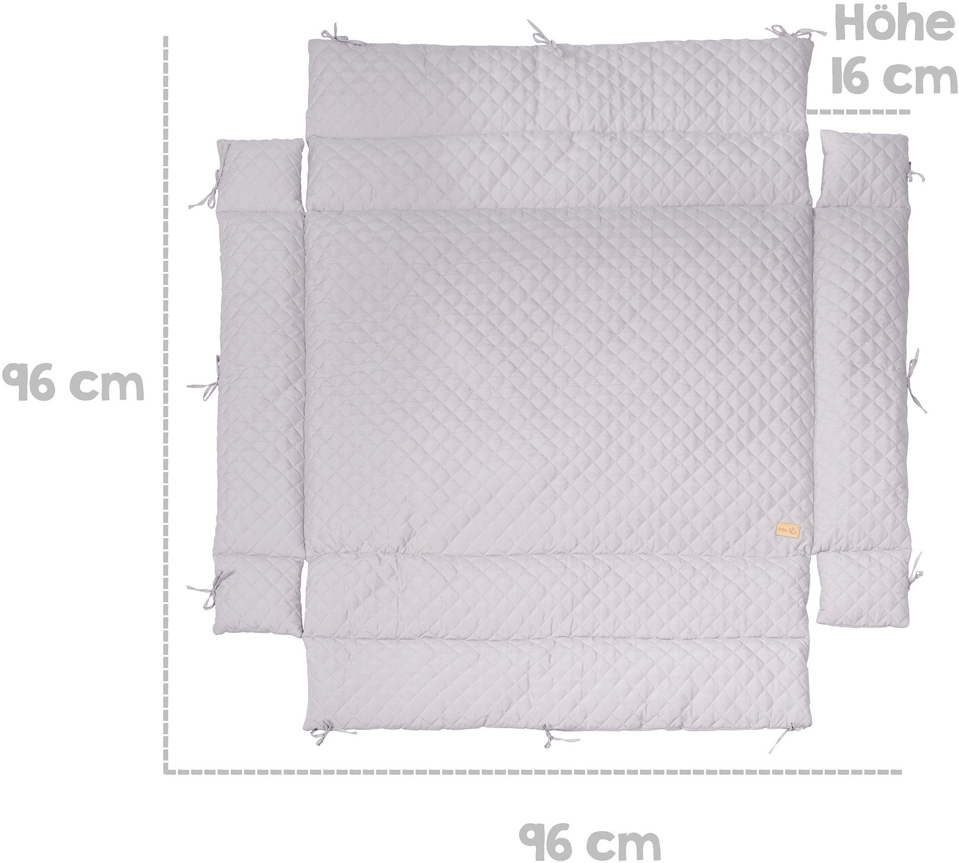 Roba® Boxkleed Style, 4-hoekig