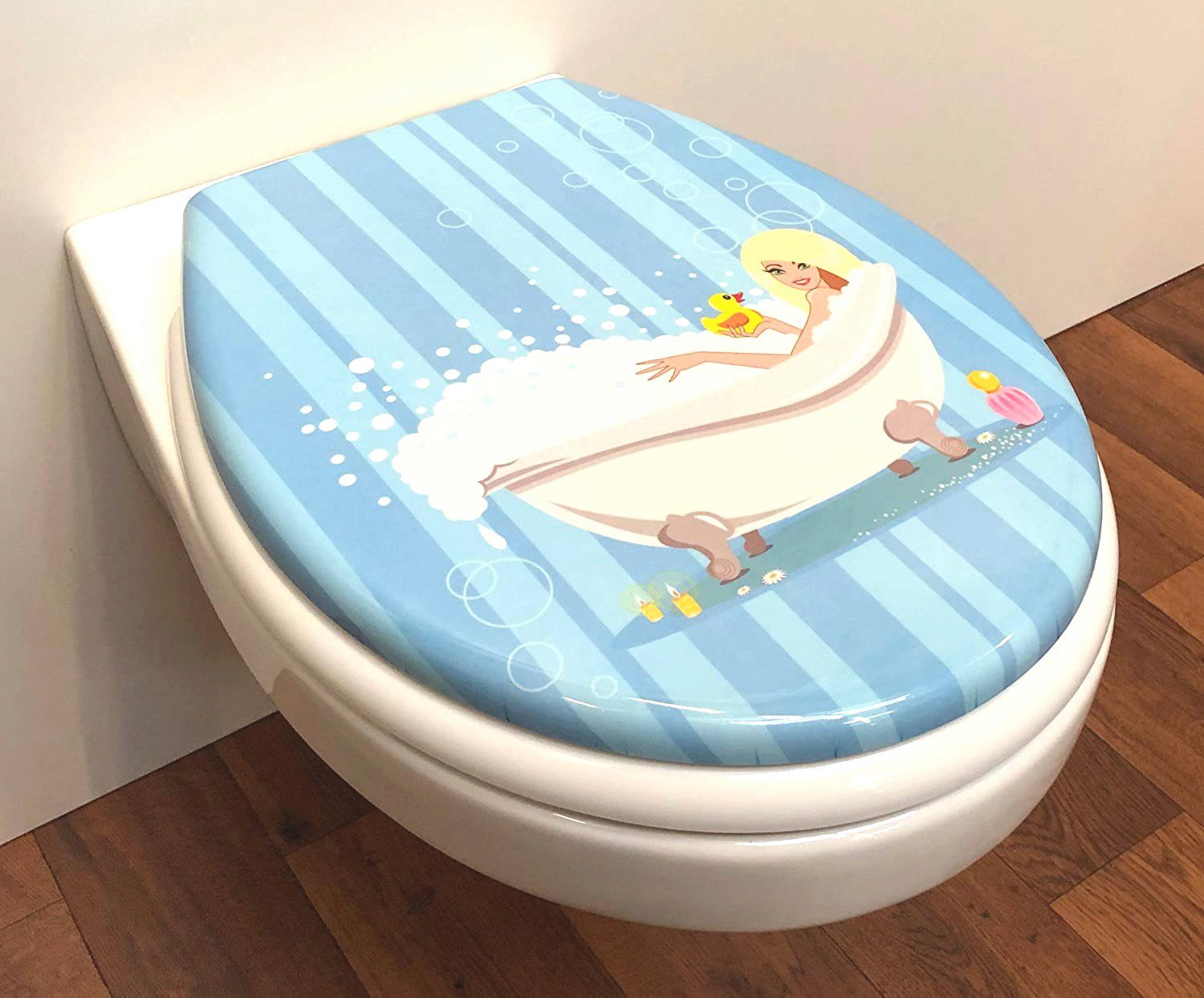 ADOB Toiletzitting BATH Soft-closemechanisme, voor het schoonmaken afneembaar