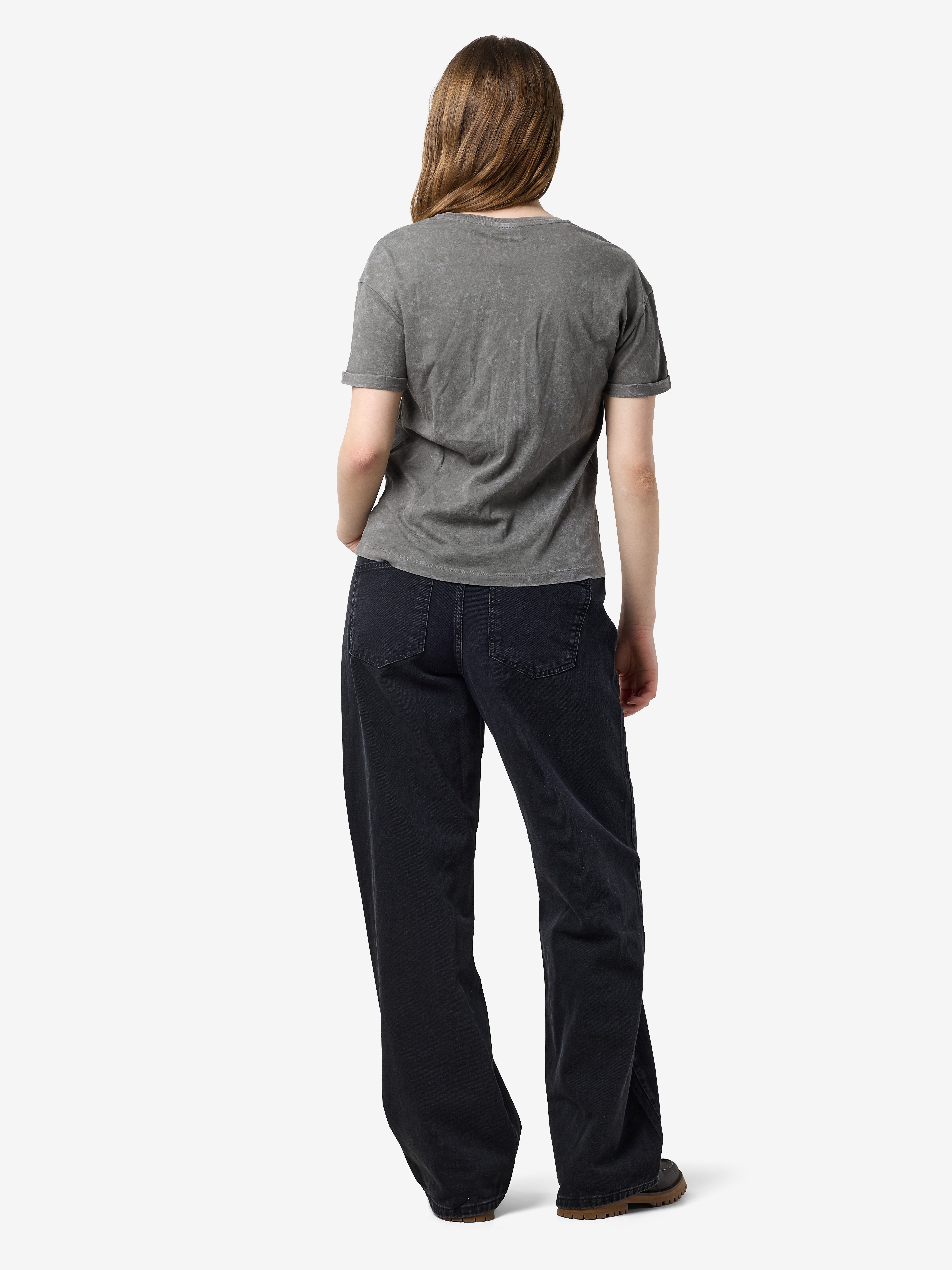 Noisy may Shirt met korte mouwen NMBRANDY WASHED S/S TOP JRS NOOS