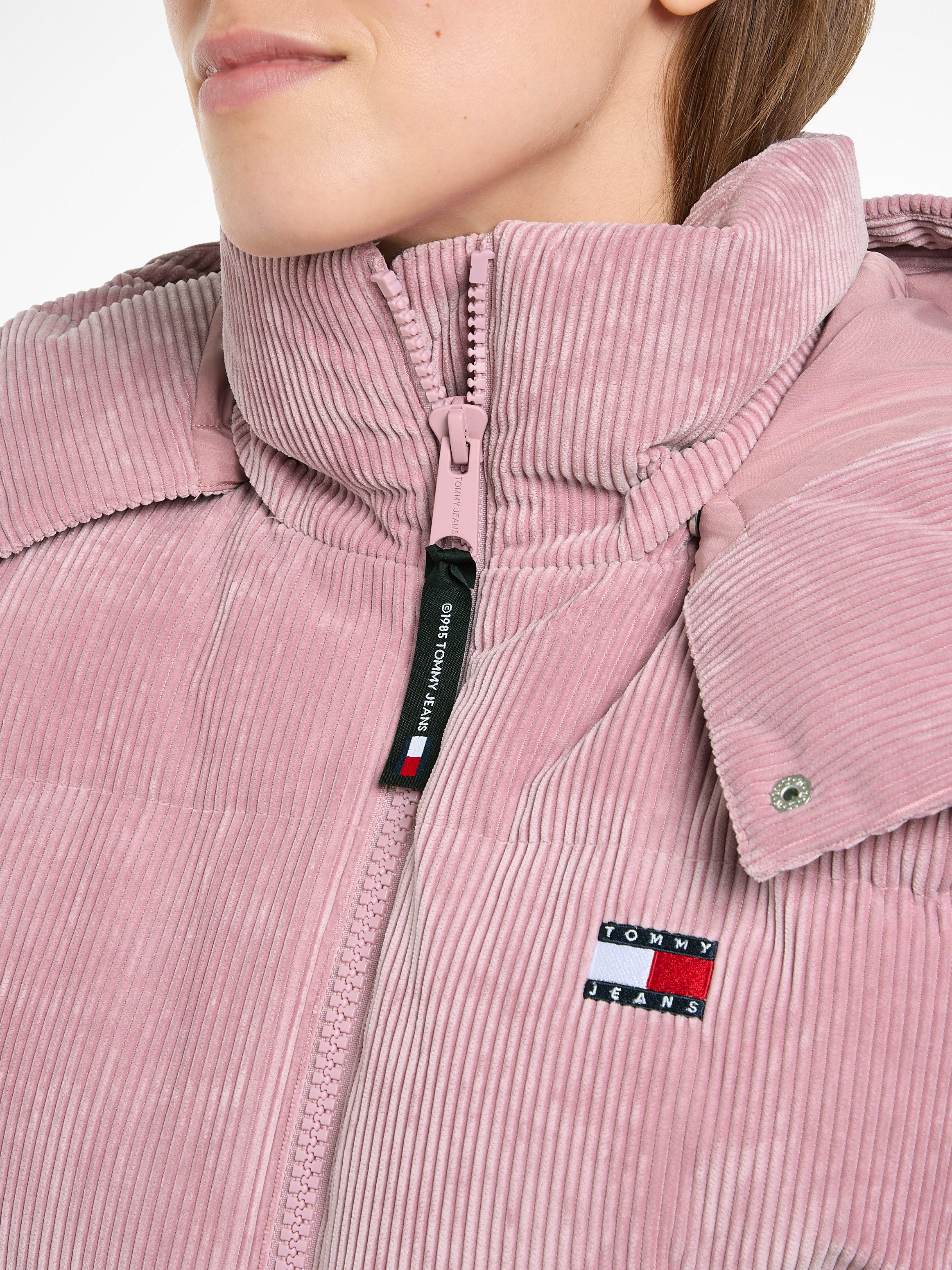 TOMMY JEANS Gewatteerde jas TJW WASHED CORD CRP ALASKA
