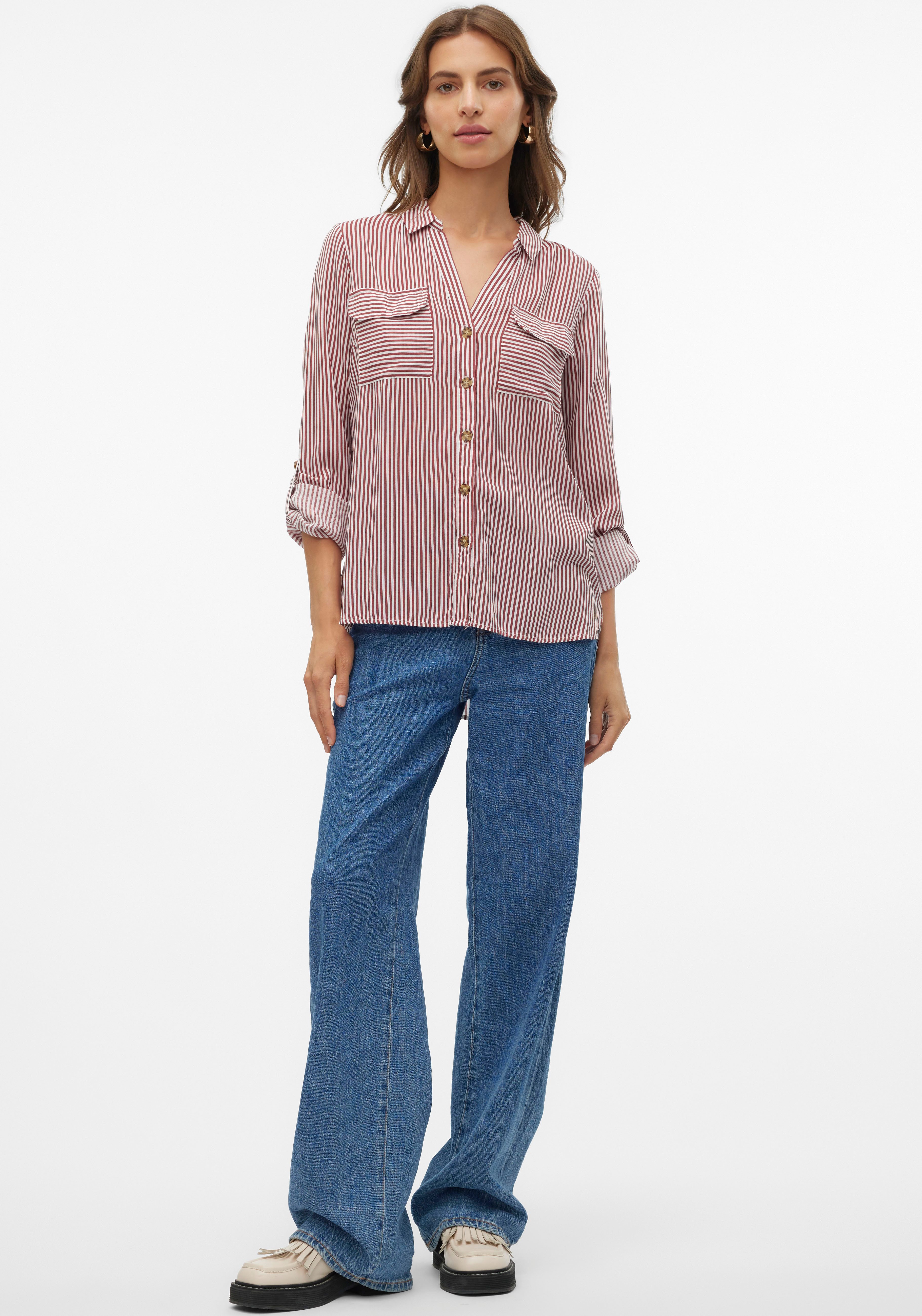 Vero Moda Overhemdblouse VMBUMPY L S SHIRT NEW WVN GA NOOS