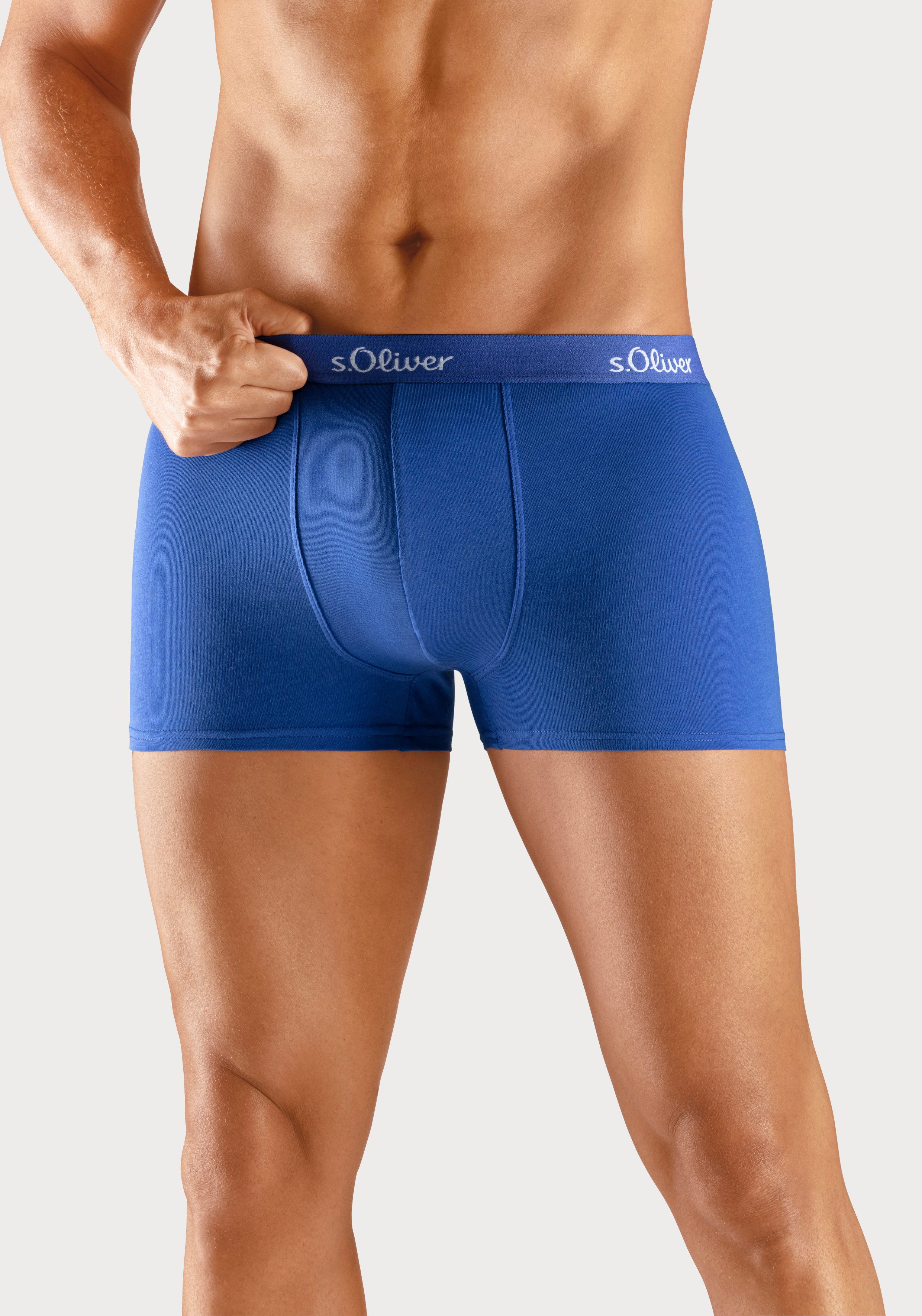 s.Oliver RED LABEL Beachwear Boxershort voor heren klassieke basis voor elke garderobe (3 stuks)