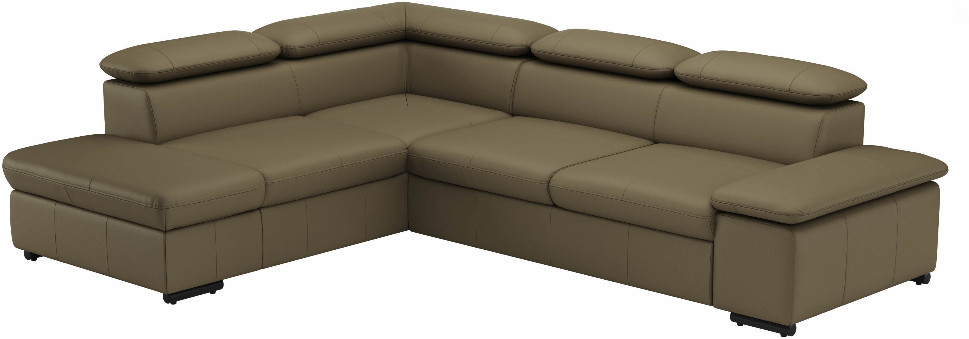sit&more Hoekbank Alcudia L-vorm met armverstelling, optionele hoofdeindverstelling en bedfunctie
