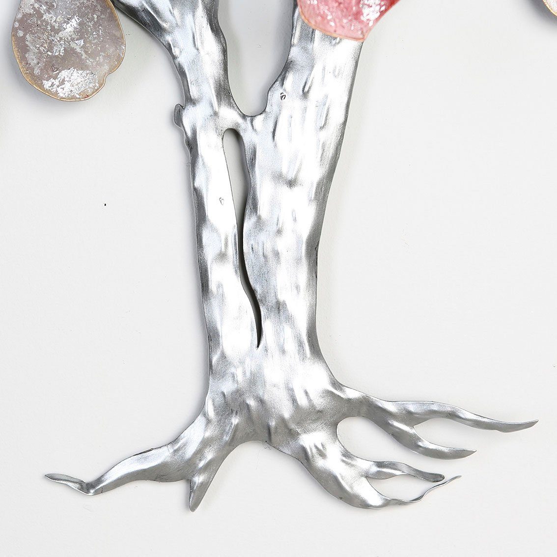 GILDE Sierobject voor aan de wand Wandreliëf Love Tree, roodtinten/zilverkleur (1 stuk)