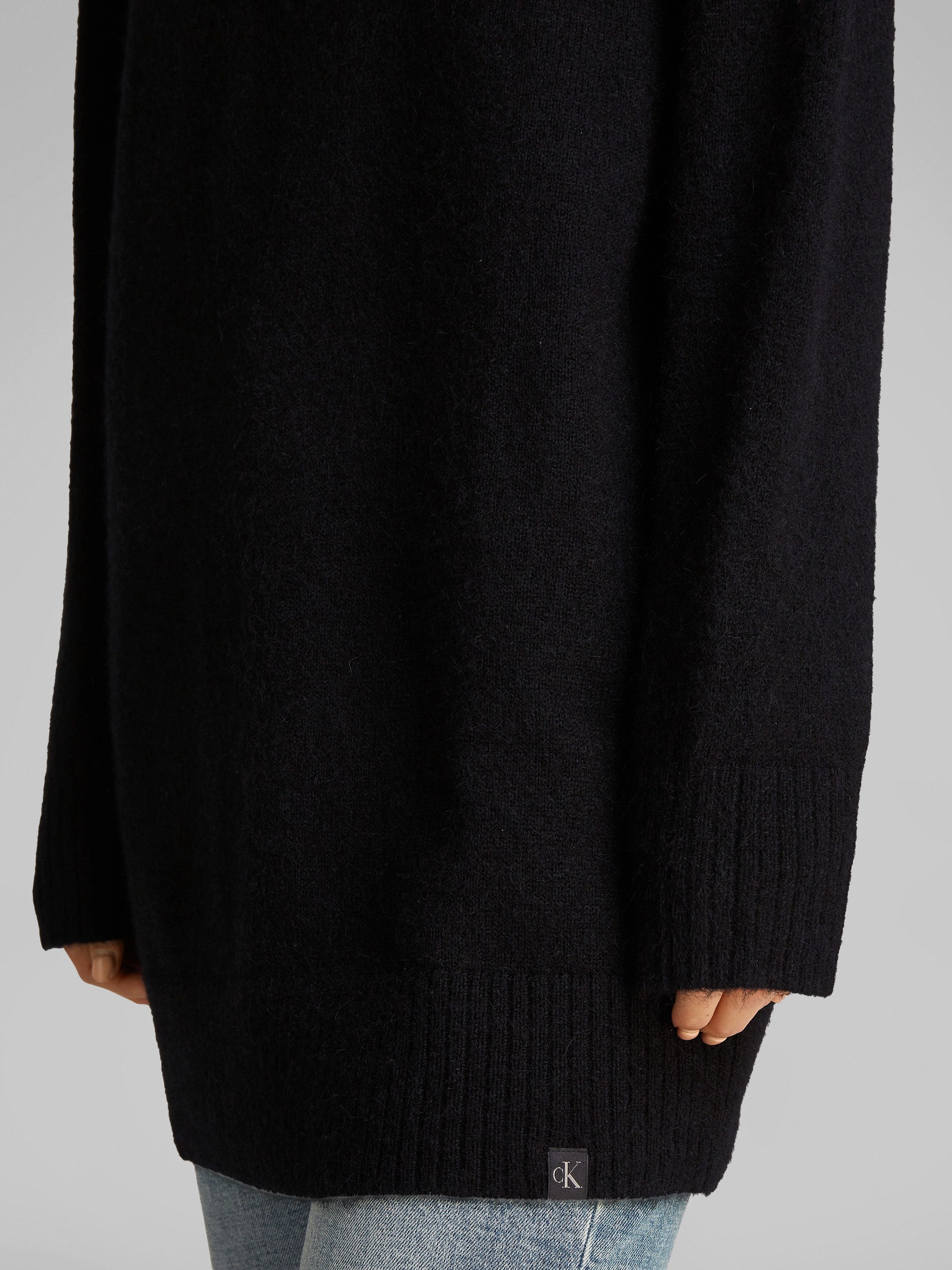 Calvin Klein Jerseyjurk FLUFFY YARN LOOSE SWEATER DRESS