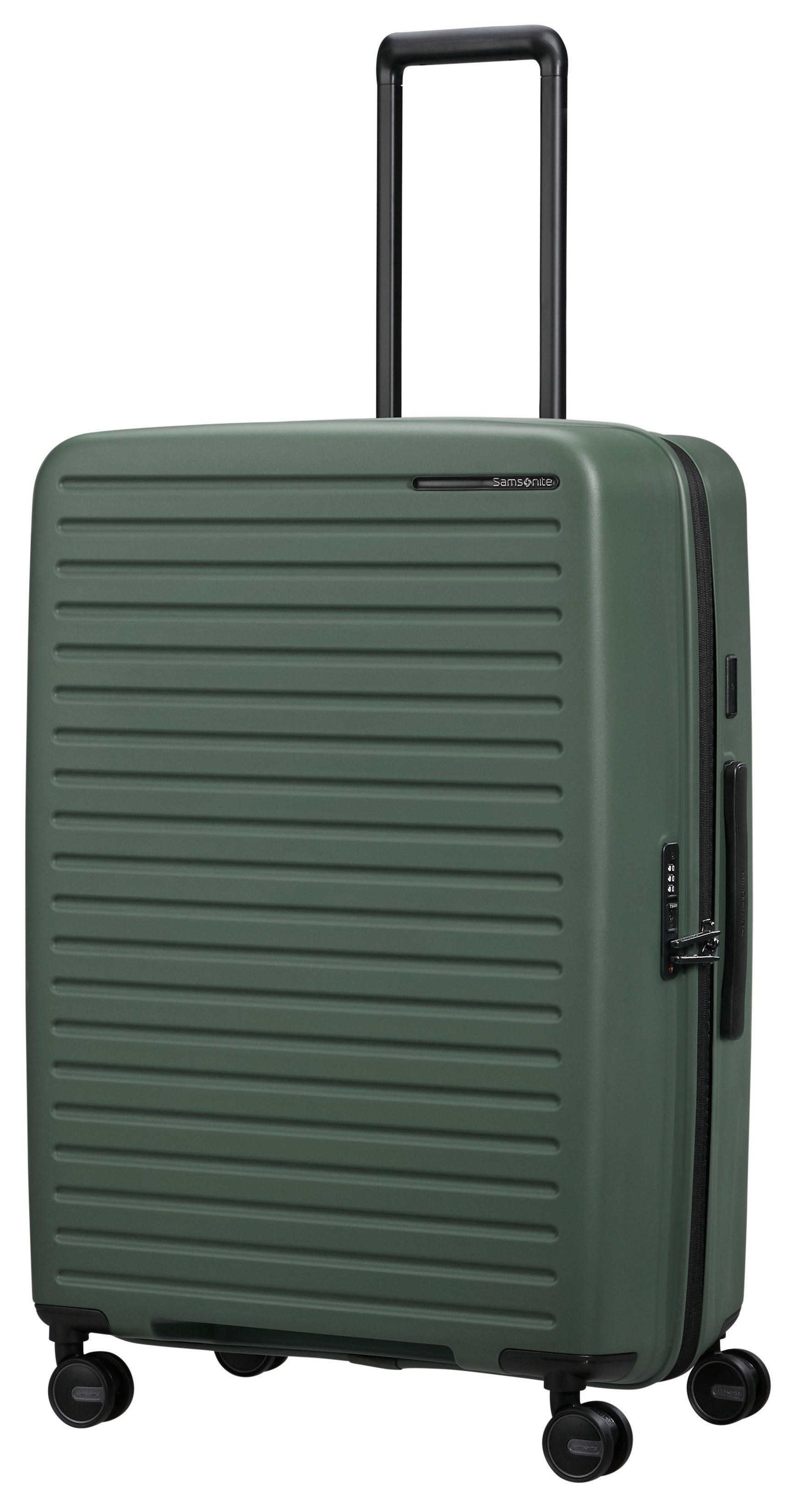 Samsonite Hardshell-trolley RESTACKD 75 incl. 3 pakzakken Reiskoffer met TSA-slot volume-uitbreiding