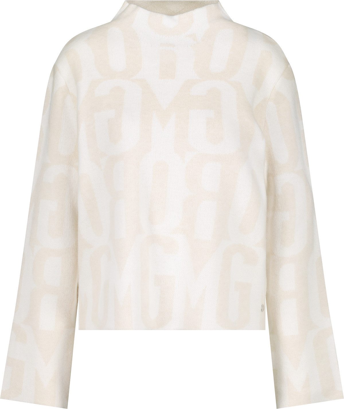 Monari Gebreide trui Regular fit met ronde hals