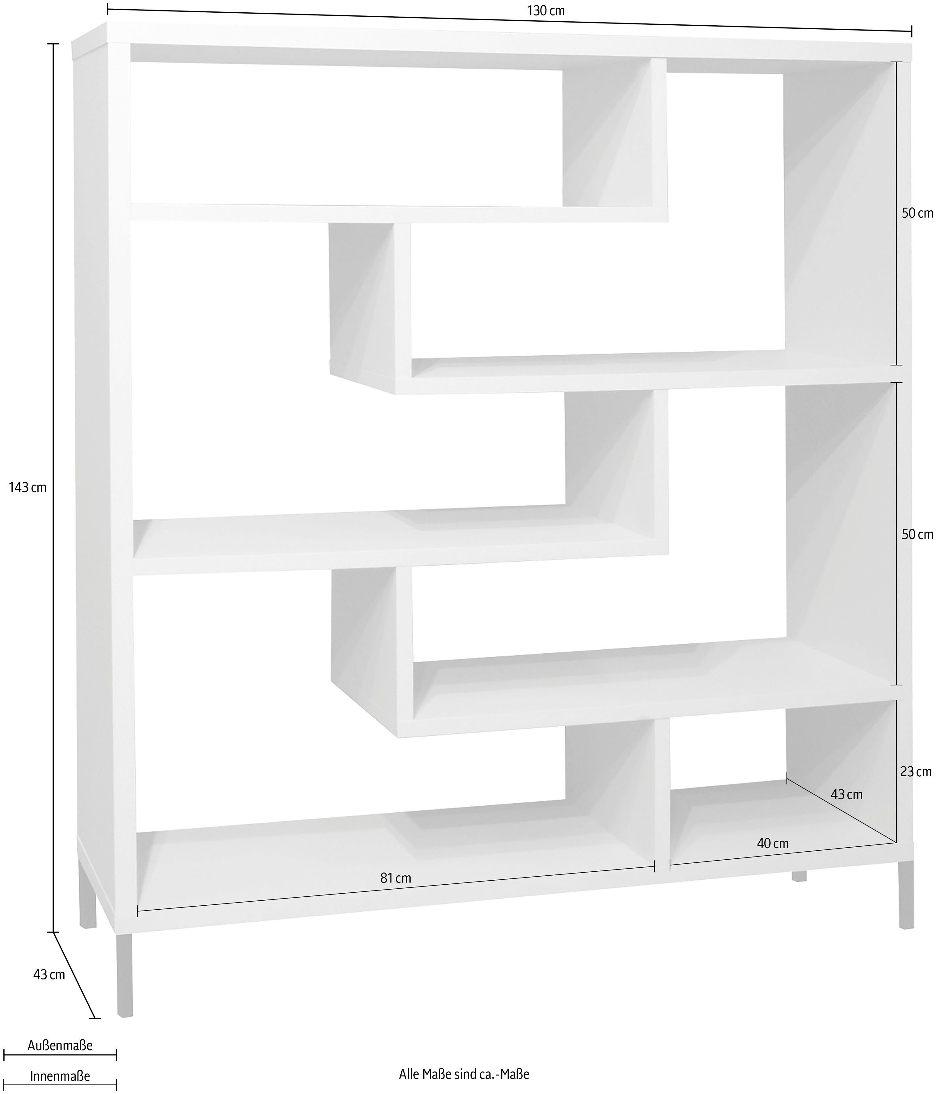Mäusbacher Roomdivider Tetrix Breedte 130 cm